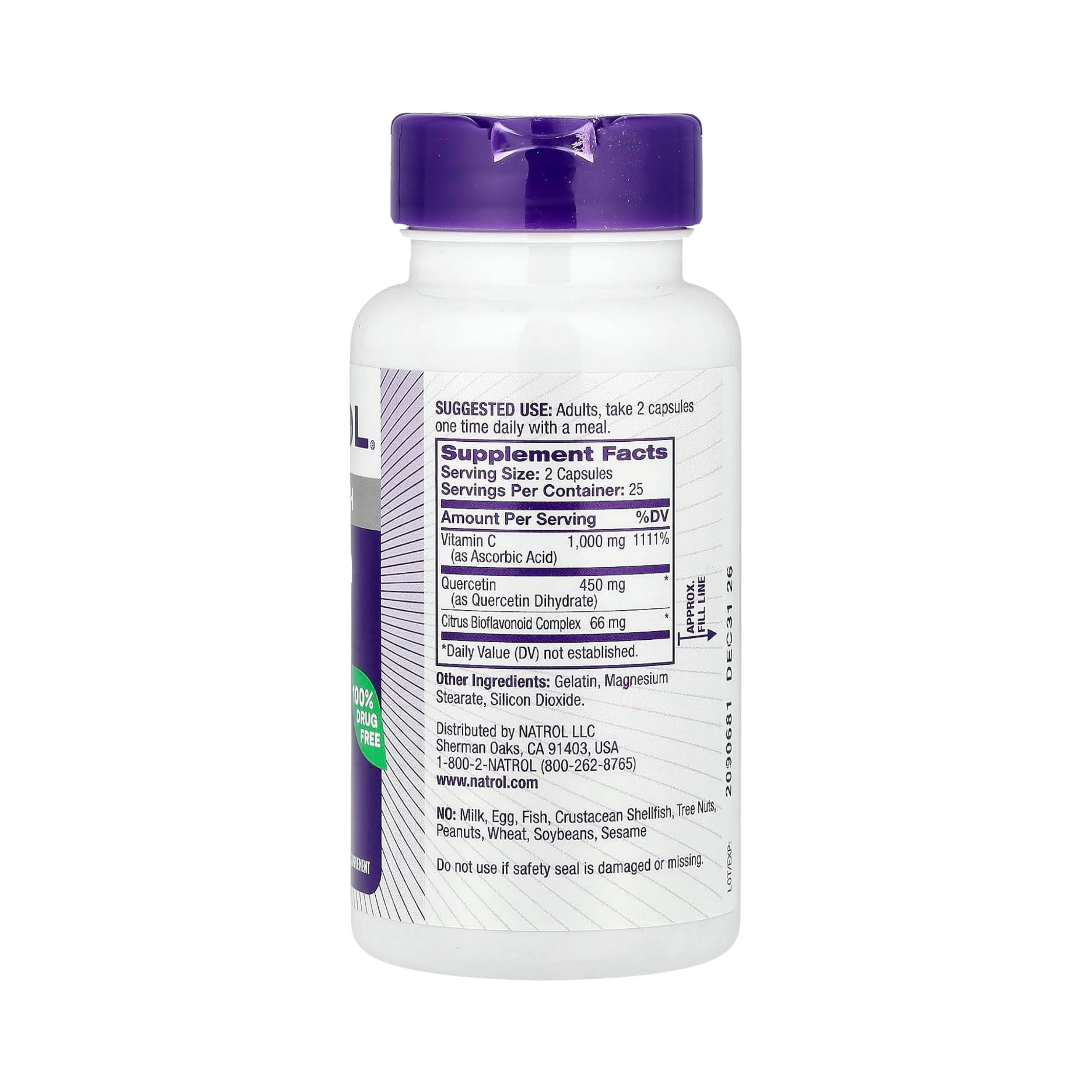 Natrol, Quercetin Complex, Immune Health, 50 Capsules