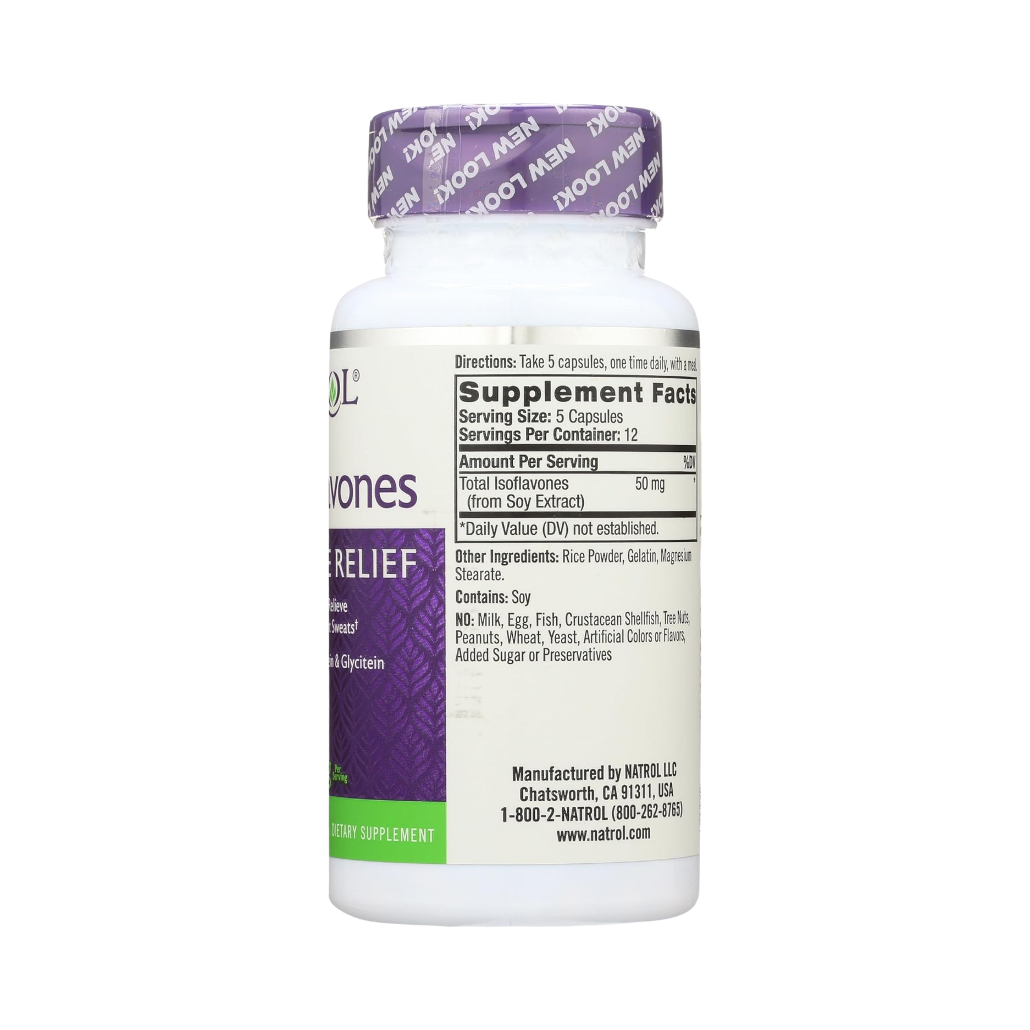 Natrol, Soy IsoFlavonnes, 60 Capsules