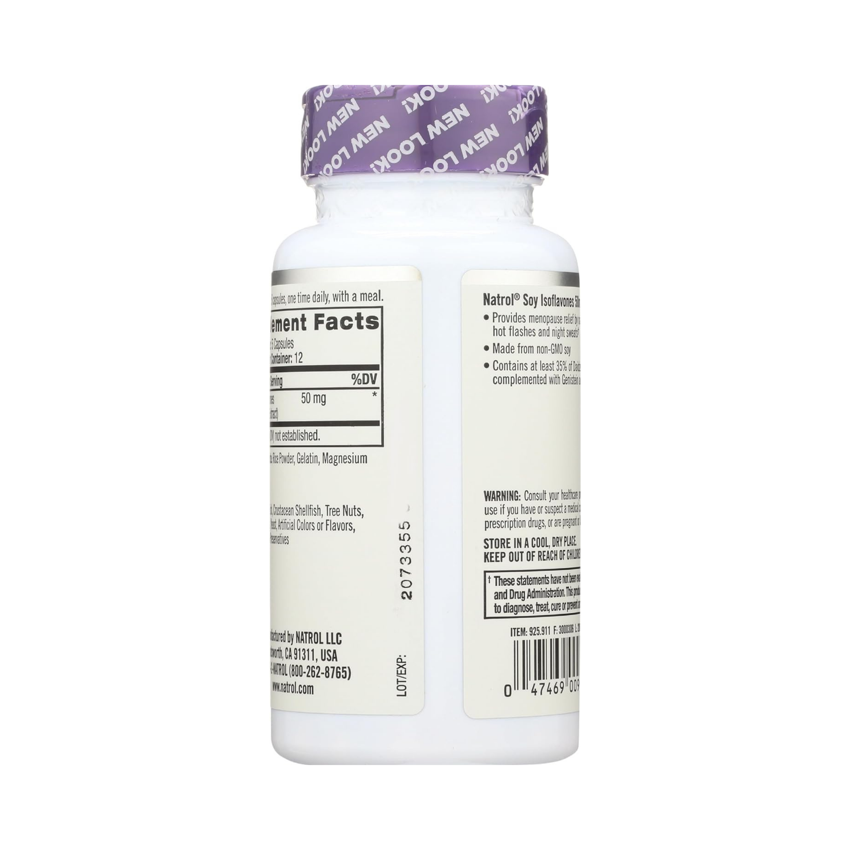 Natrol, Soy IsoFlavonnes, 60 Capsules