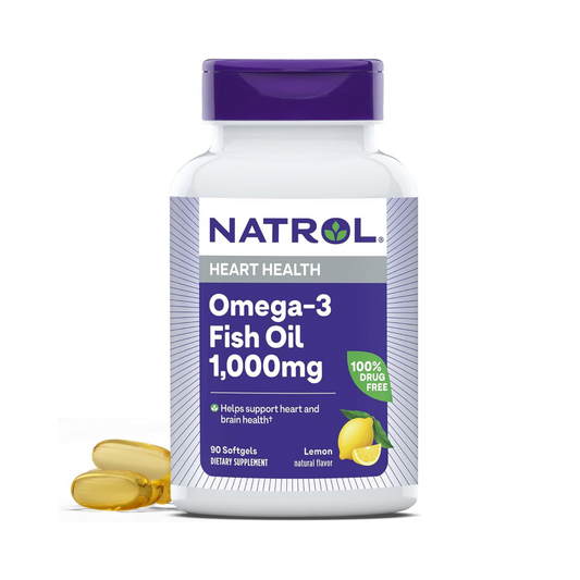 Natrol, Omega-3 Fish Oil, 1000 mg, 90 Softgels