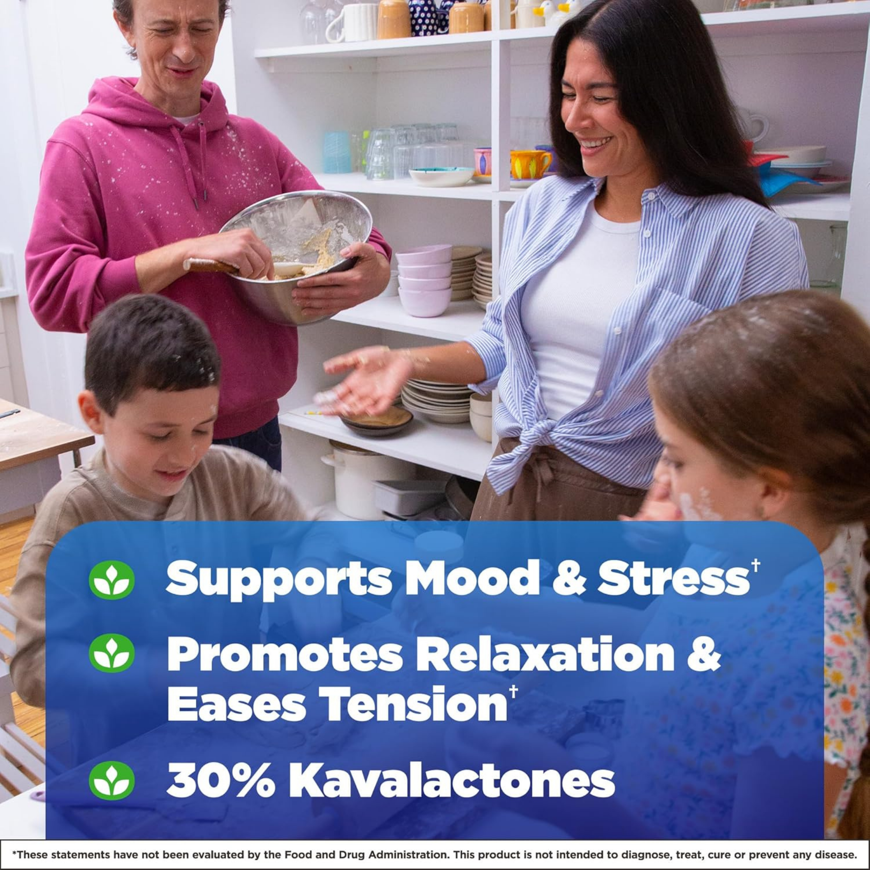 Natrol, Mood & Stress, Kava Kava, 200mg, 30 Capsules
