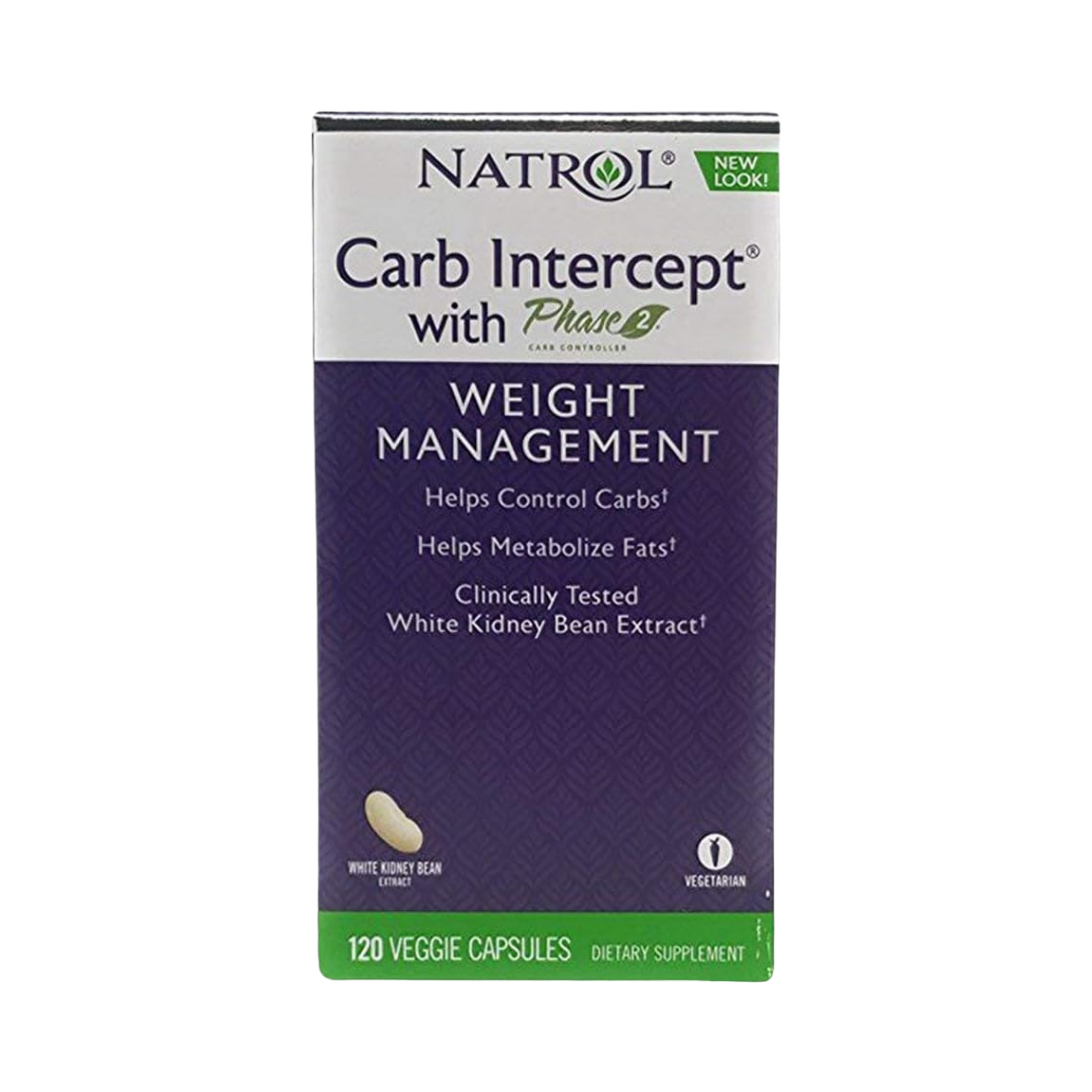 Natrol, Carb Intercept Phase 2, 120 Capsules