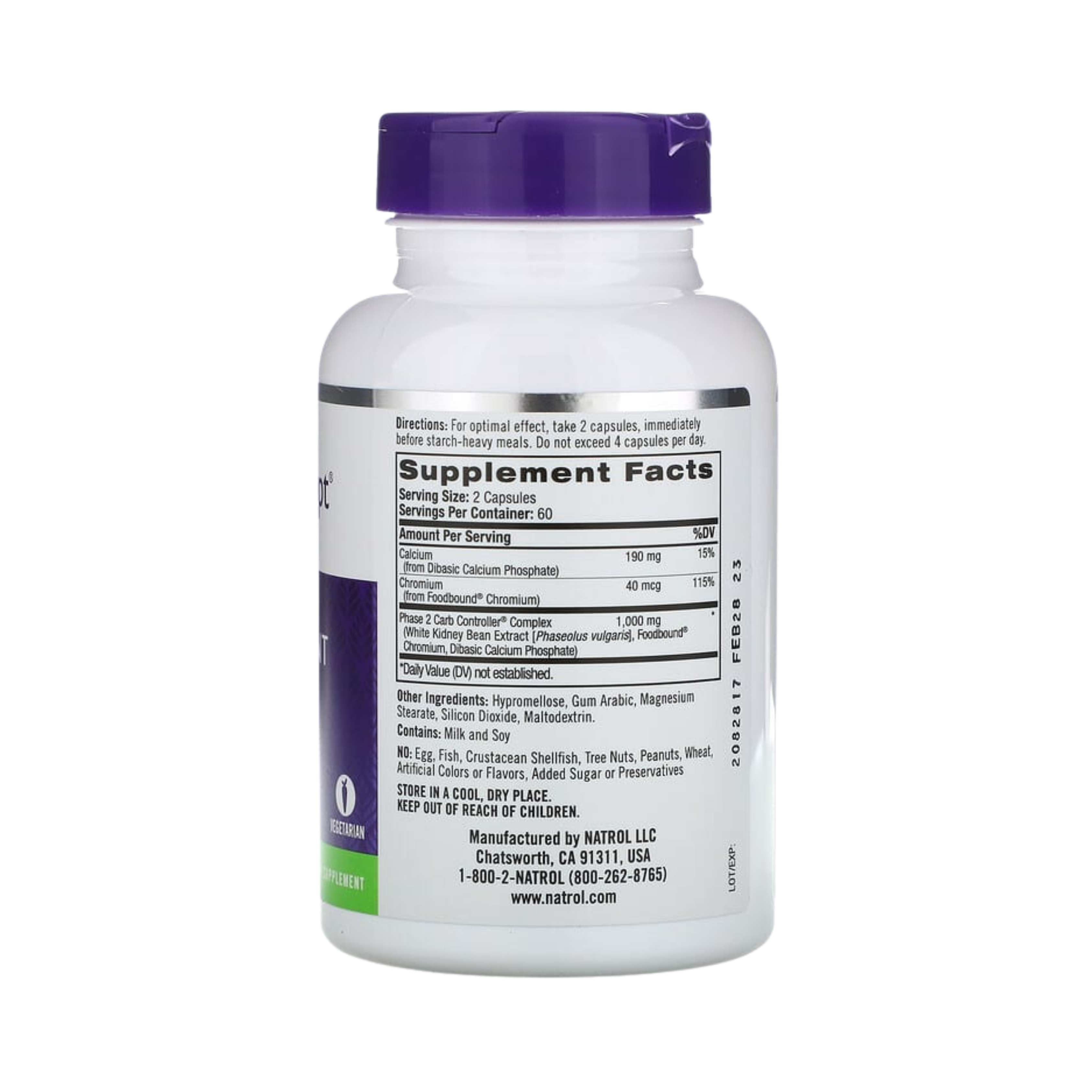 Natrol, Carb Intercept Phase 2, 120 Capsules