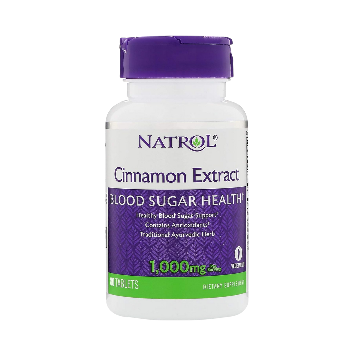 Natrol, Cinnamon Extract, 1,000 mg, 80 Tablets