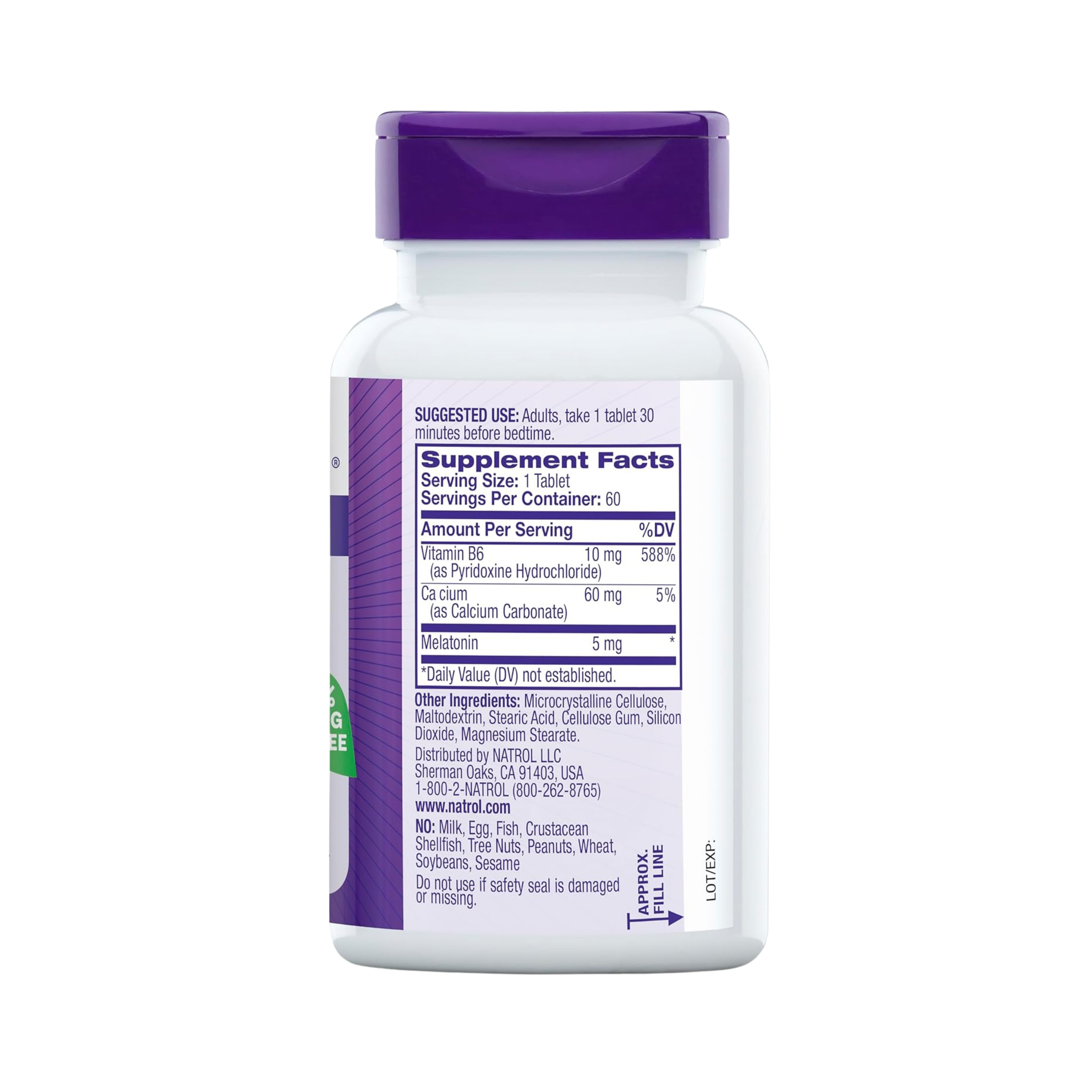 Natrol, Melatonin, 5 mg, 60 Tablets