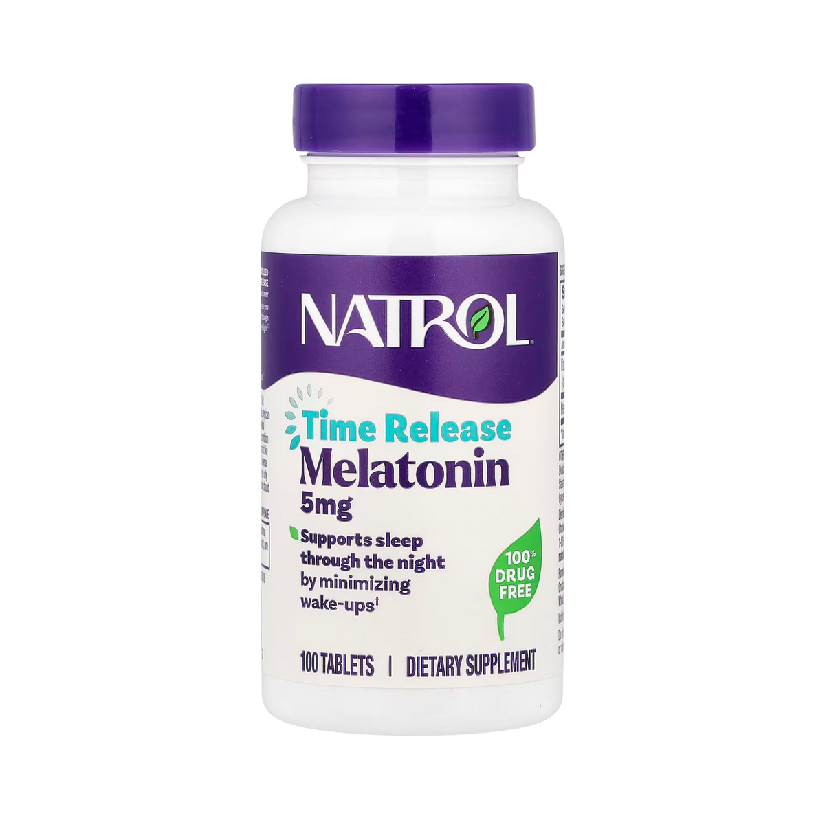 Natrol, Melatonin, Time Release, 5 mg, 100 Tablets