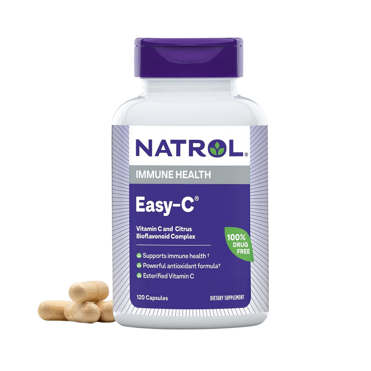Natrol, Easy-c, 500mg, 120 Capsules