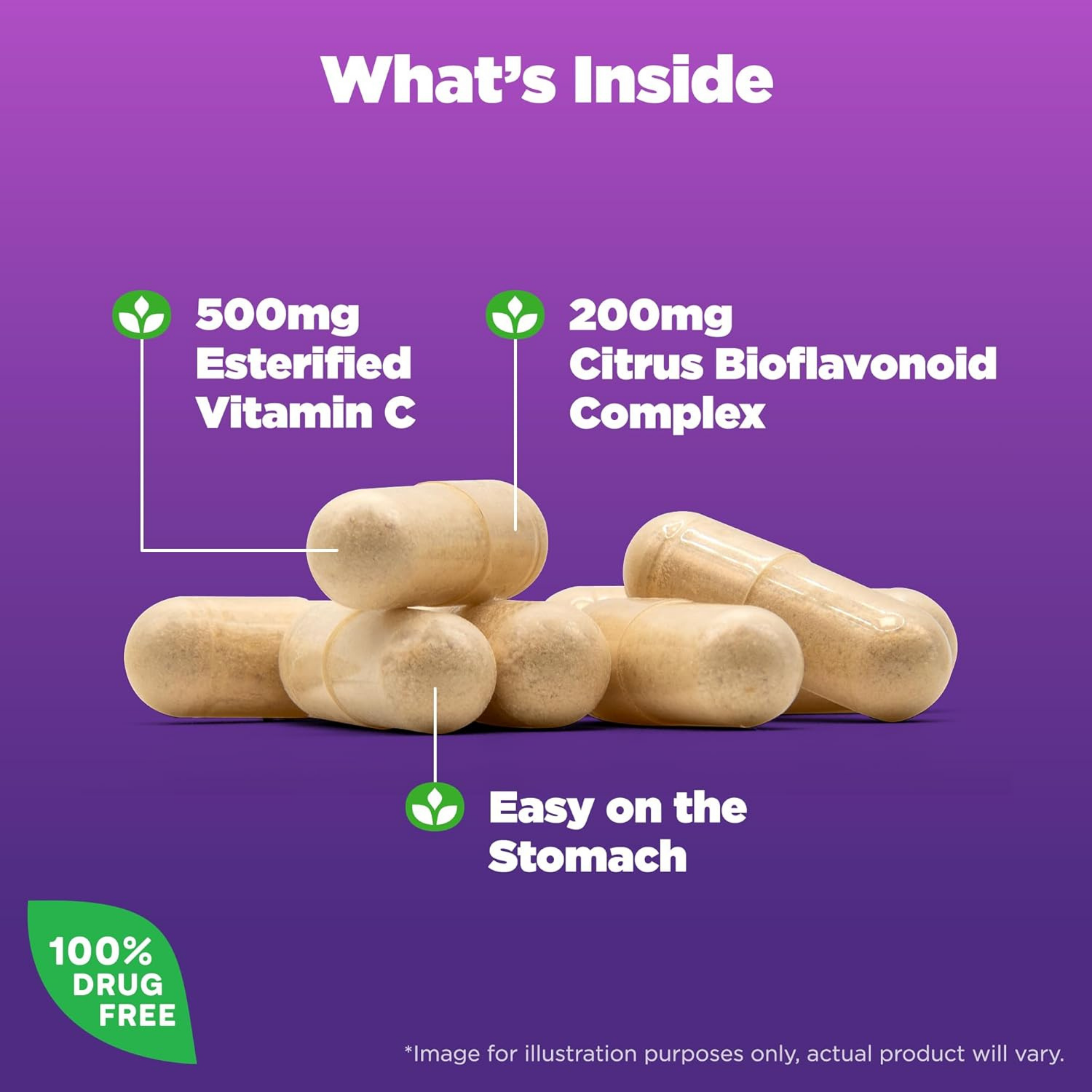 Natrol, Easy-c, 500mg, 120 Capsules