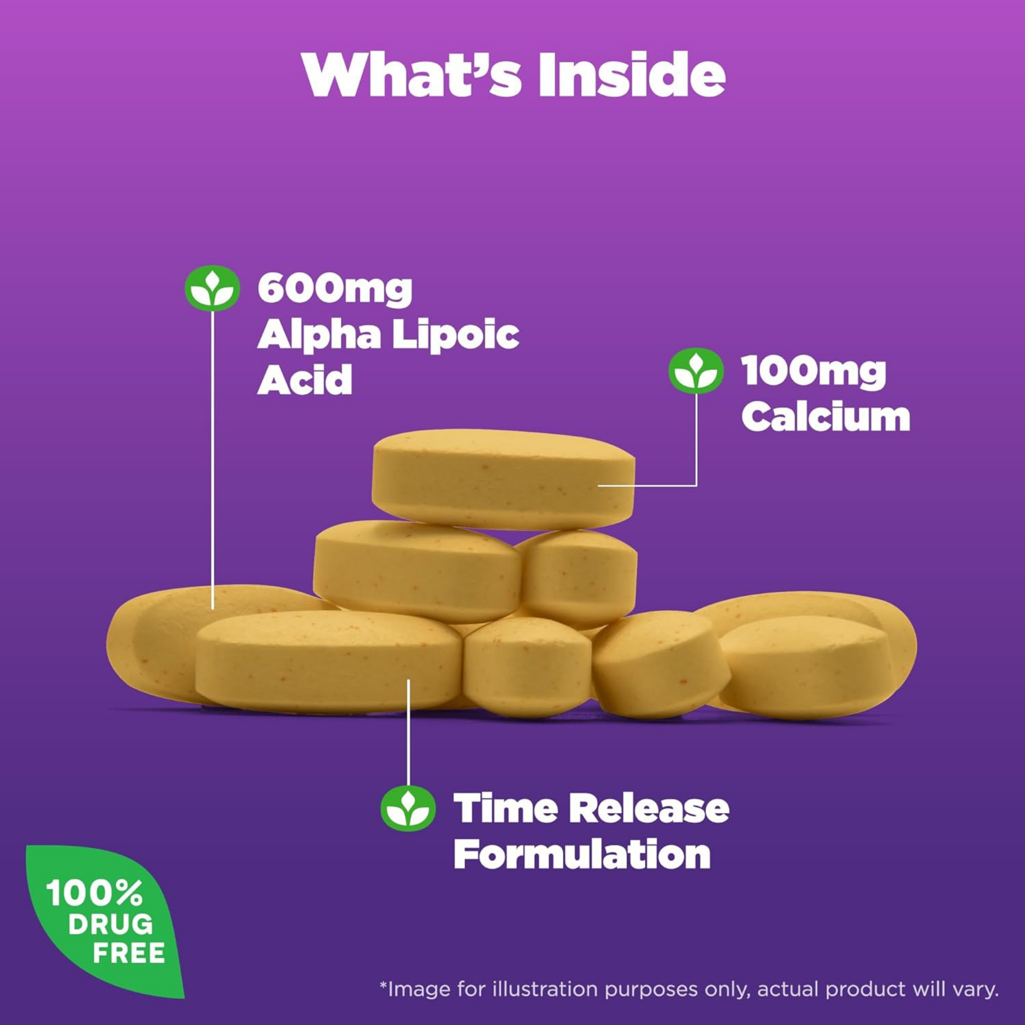 Natrol, Alpha Lipoic Acid, Time Release, 600 mg, 45 Tablets