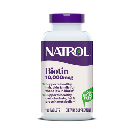 Natrol, Beauty Biotin, 10,000mcg, 100 Tablets