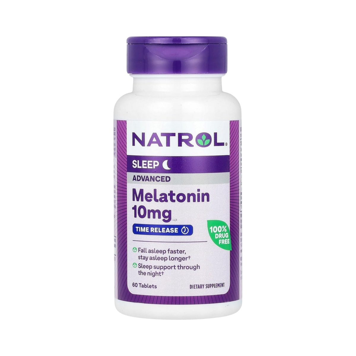 Natrol, Melatonin, Advanced Sleep, Time Release, 10 mg, 60 Tablets