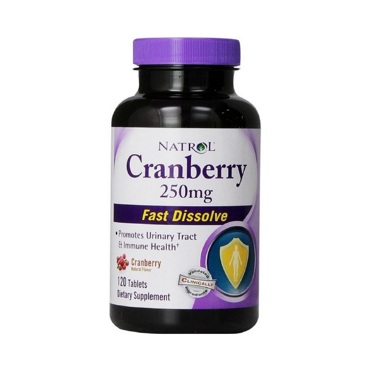 Natrol, Cranberry 250 mg, Fast Dissolve, 120 Tablets
