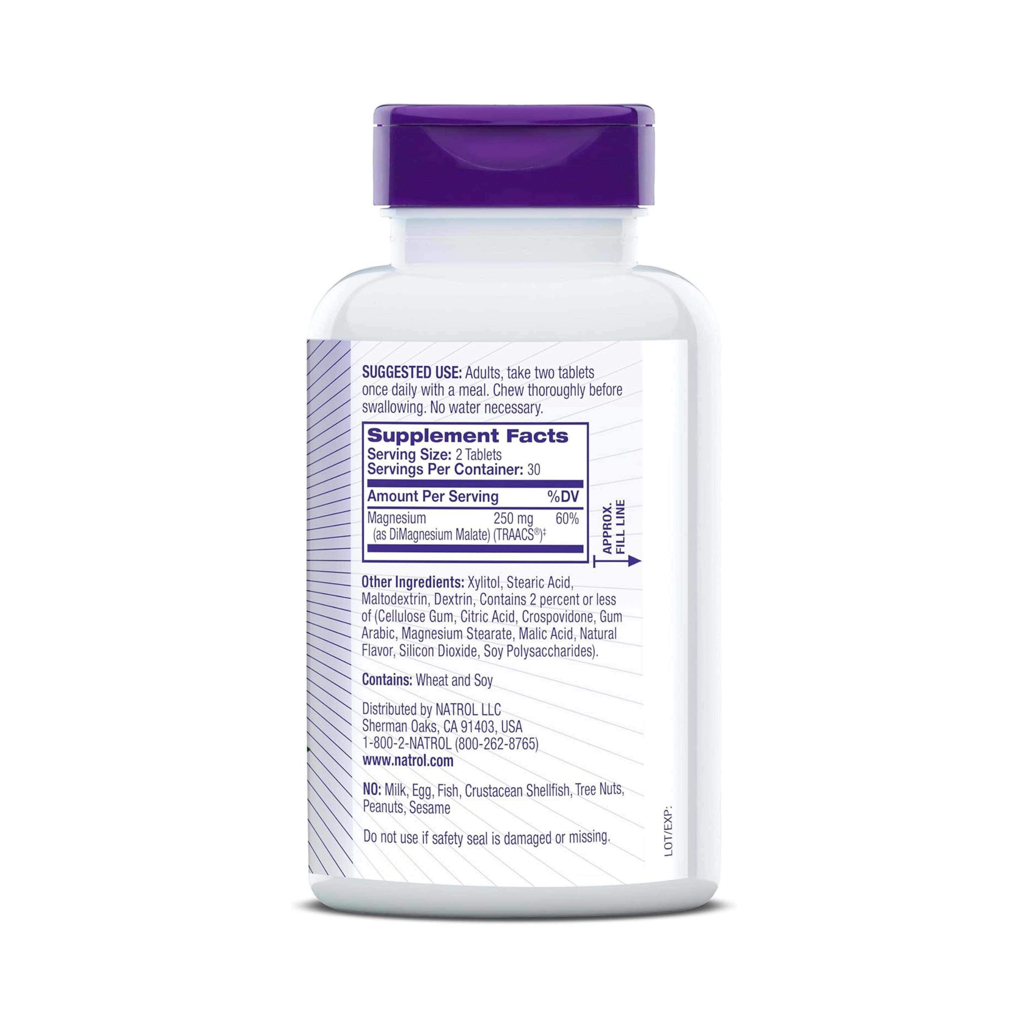 Natrol,  High Absorption Magnesium, 60 Chewable Tablets