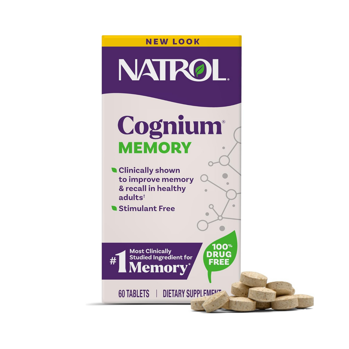 Natrol, Cognium Memory, 60 Tablets