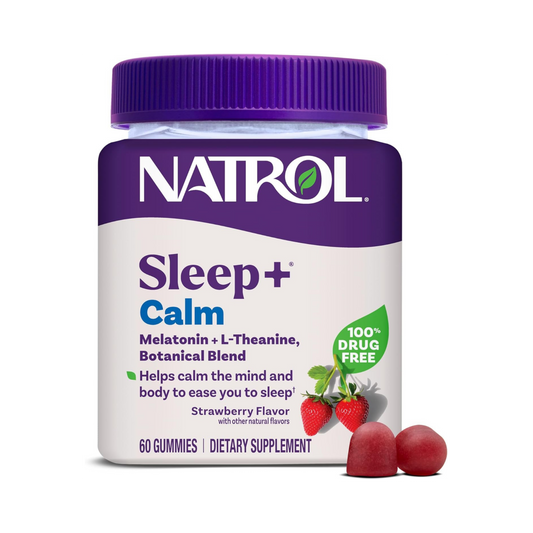 Natrol, Sleep+ Calm Melatonin, 60 Gummies