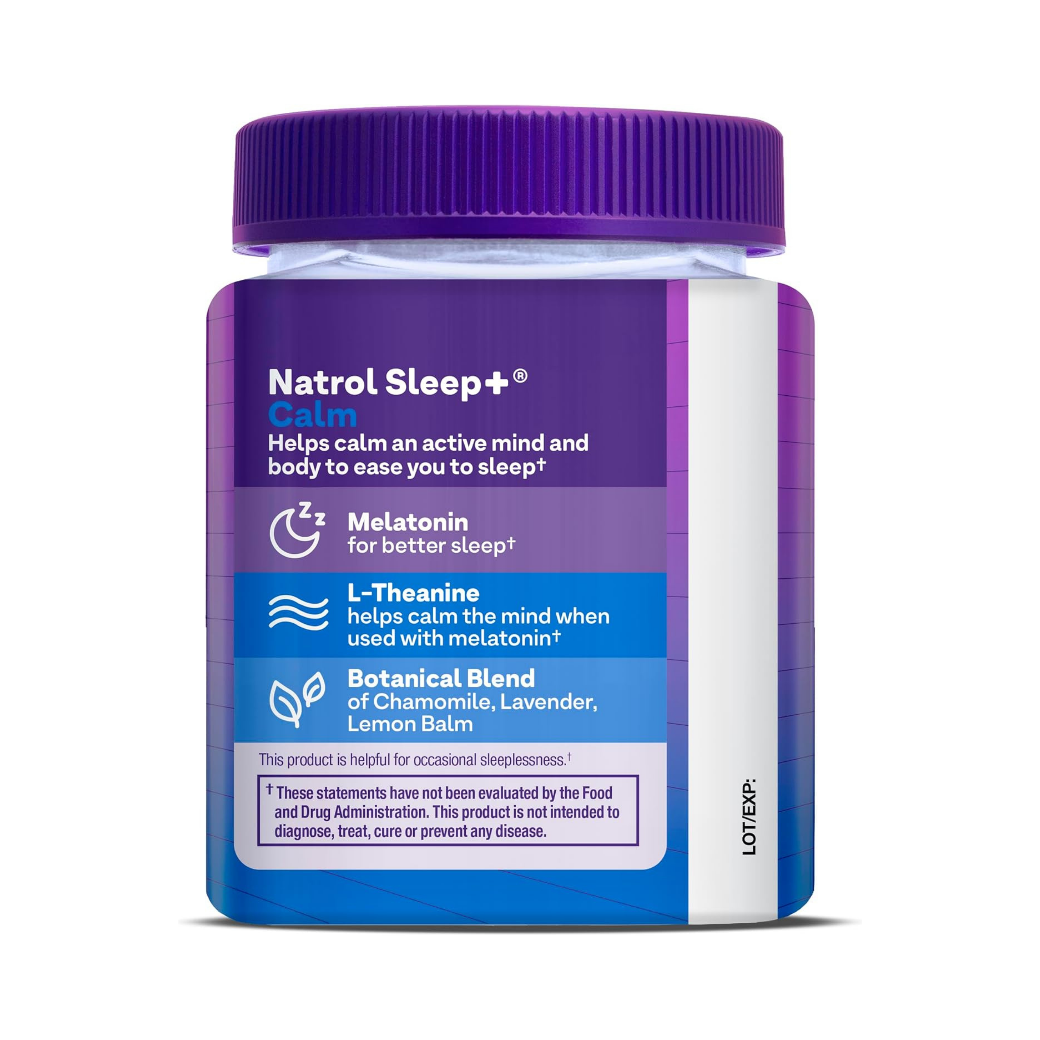 Natrol, Sleep+ Calm Melatonin, 60 Gummies
