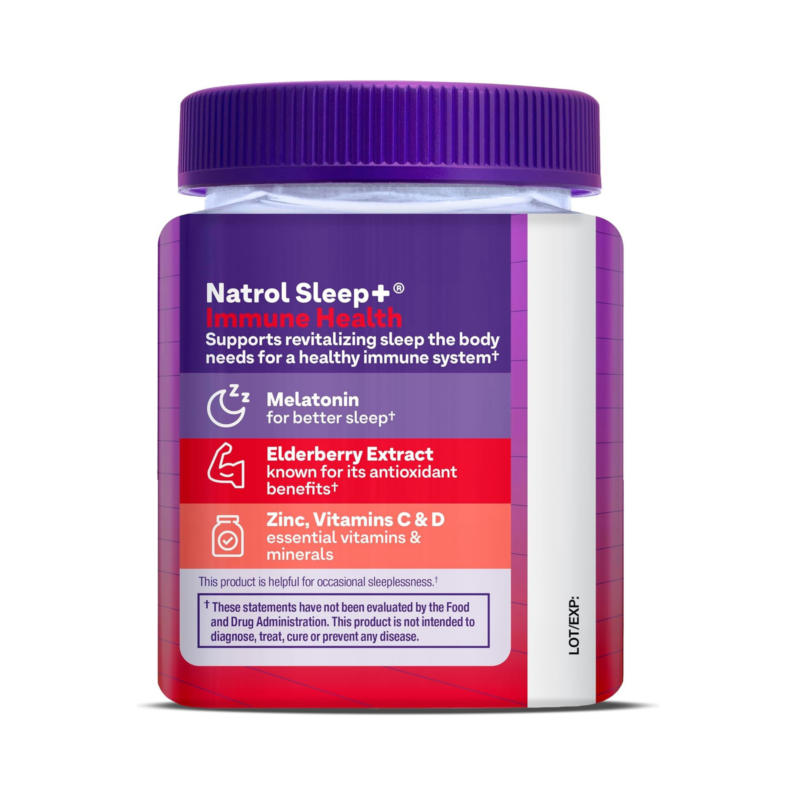 Natrol, Sleep+ Immune Health, 50 Gummies