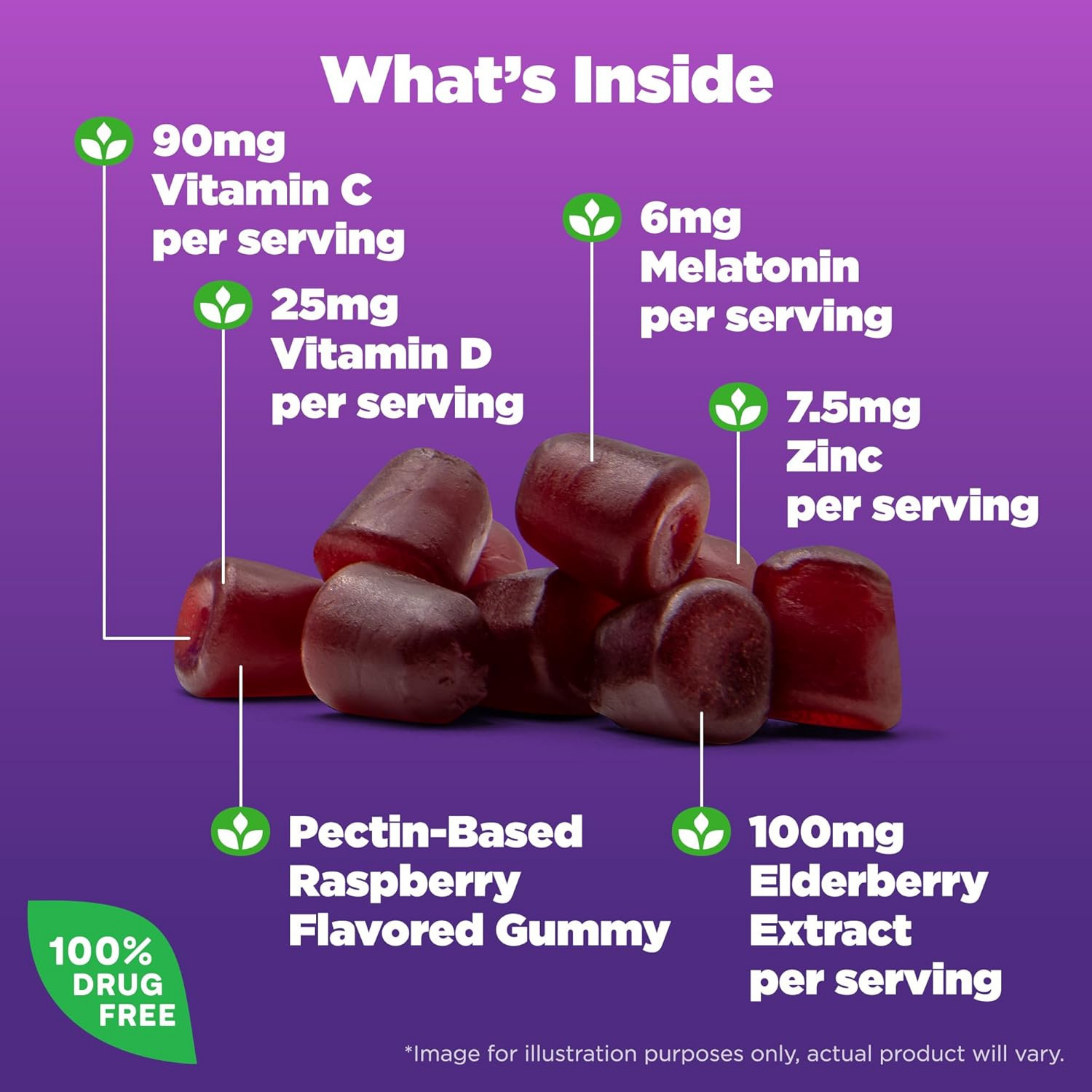 Natrol, Sleep+ Immune Health, 50 Gummies