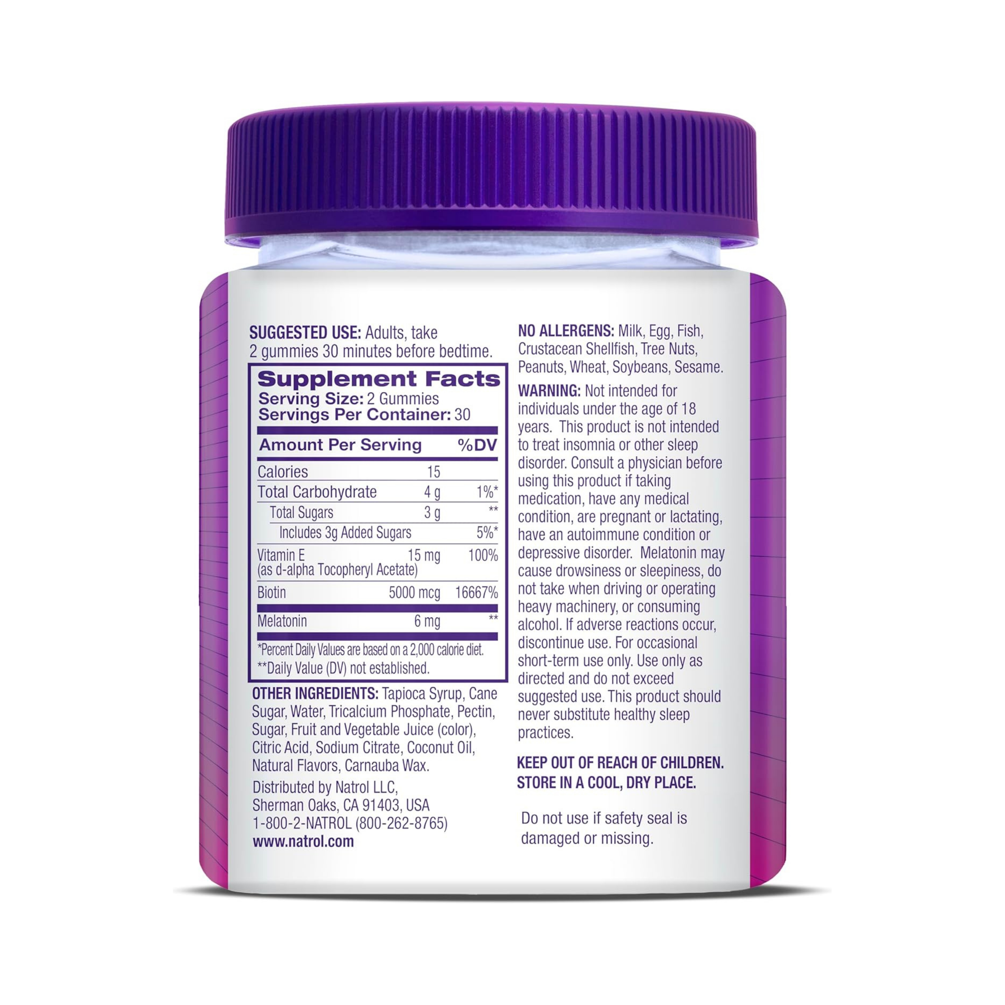 Natrol, Sleep+ Beauty,  60 Gummies