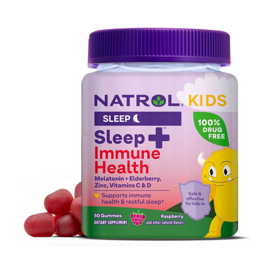 Natrol, Kids, Sleep + Immune Health, Berry, 50 Gummies
