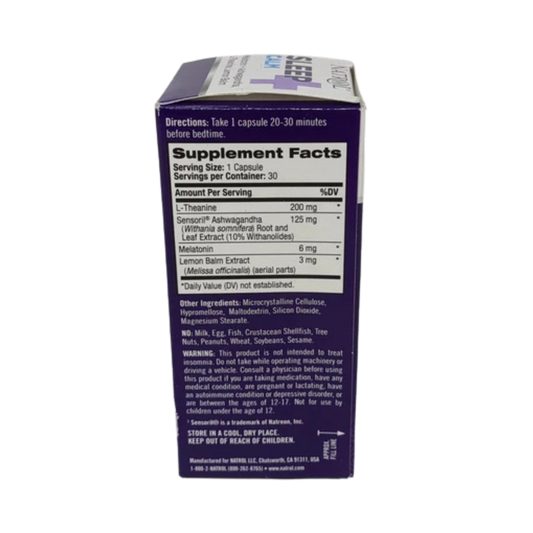 Natrol, Sleep+ Calm, 30 Capsules
