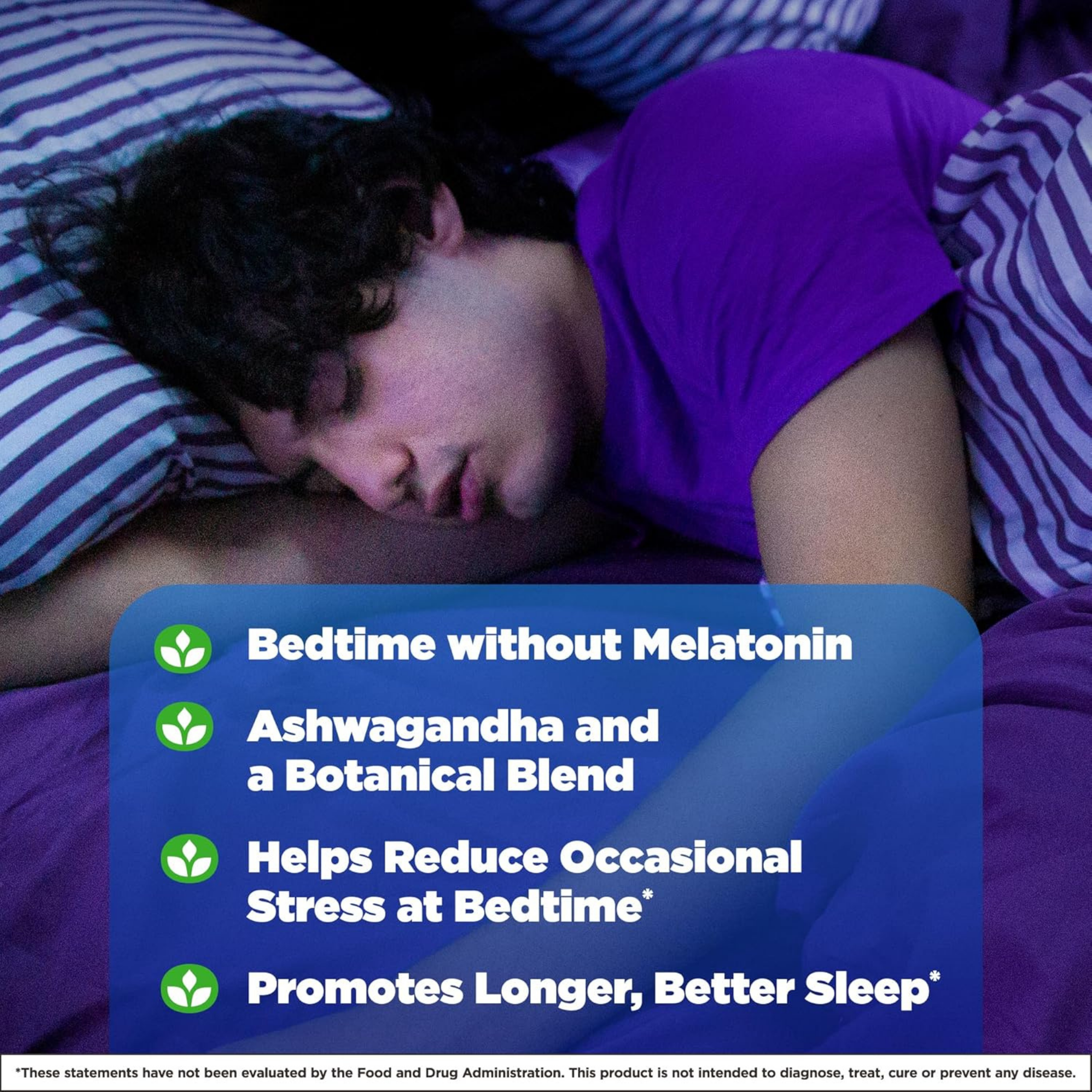 Natrol, Soothing Night, Bedtime Without Melatonin, 50 Gummies