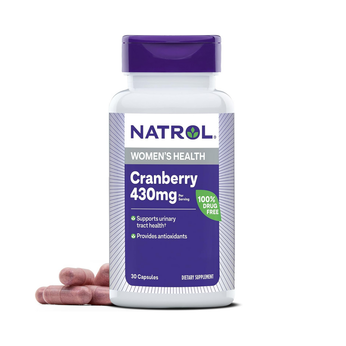 Natrol,  Cranberry Capsules, 800mg, 30 Capsules