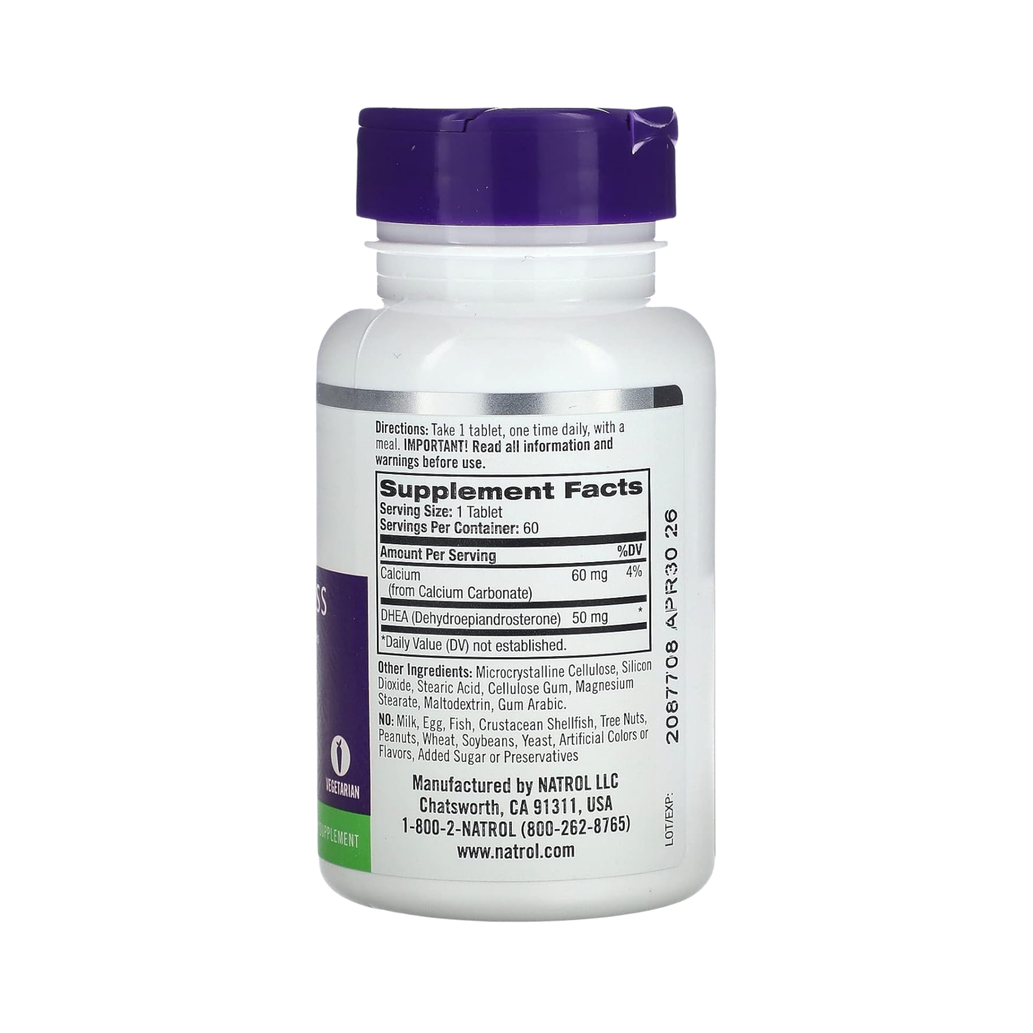 Natrol, DHEA, 50 mg, 60 Tablets