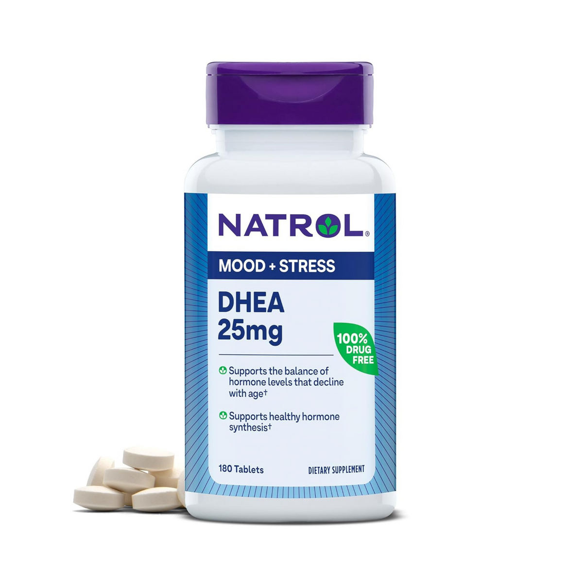 Natrol, DHEA, 25 mg, 180 Tablets