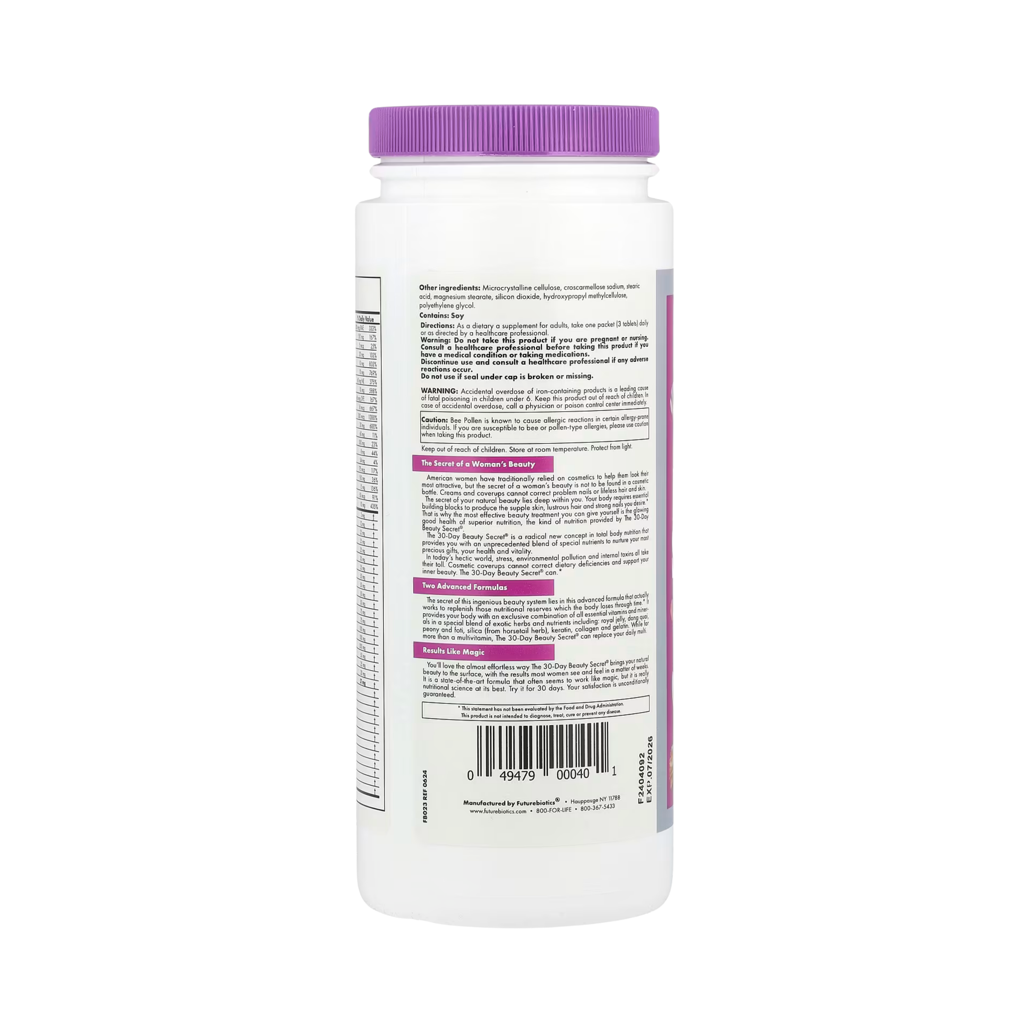 Futurebiotics, The 30 Day Beauty Secret, 30 Packets