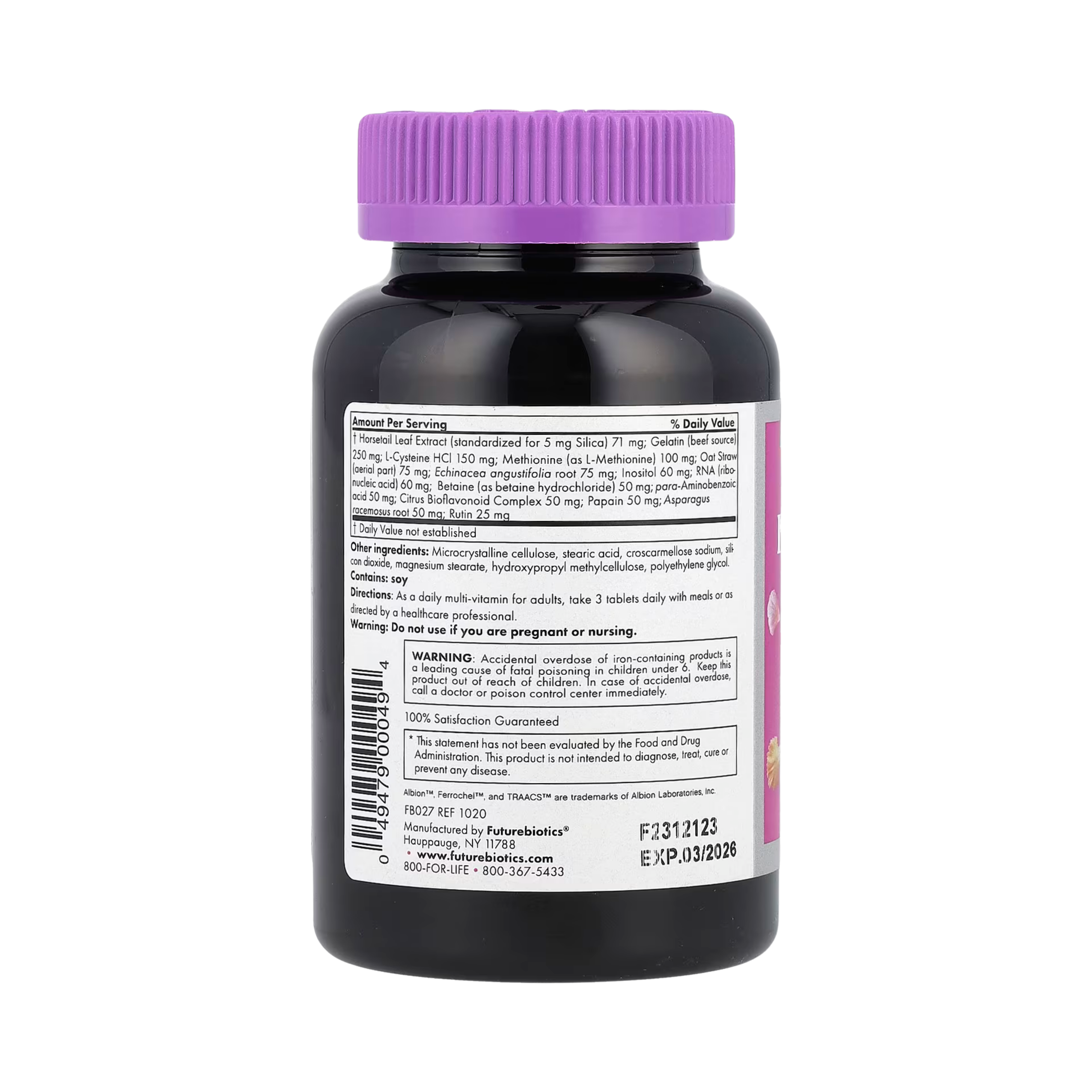 Futurebiotics, Hair, Skin & Nails, 135 Tablets