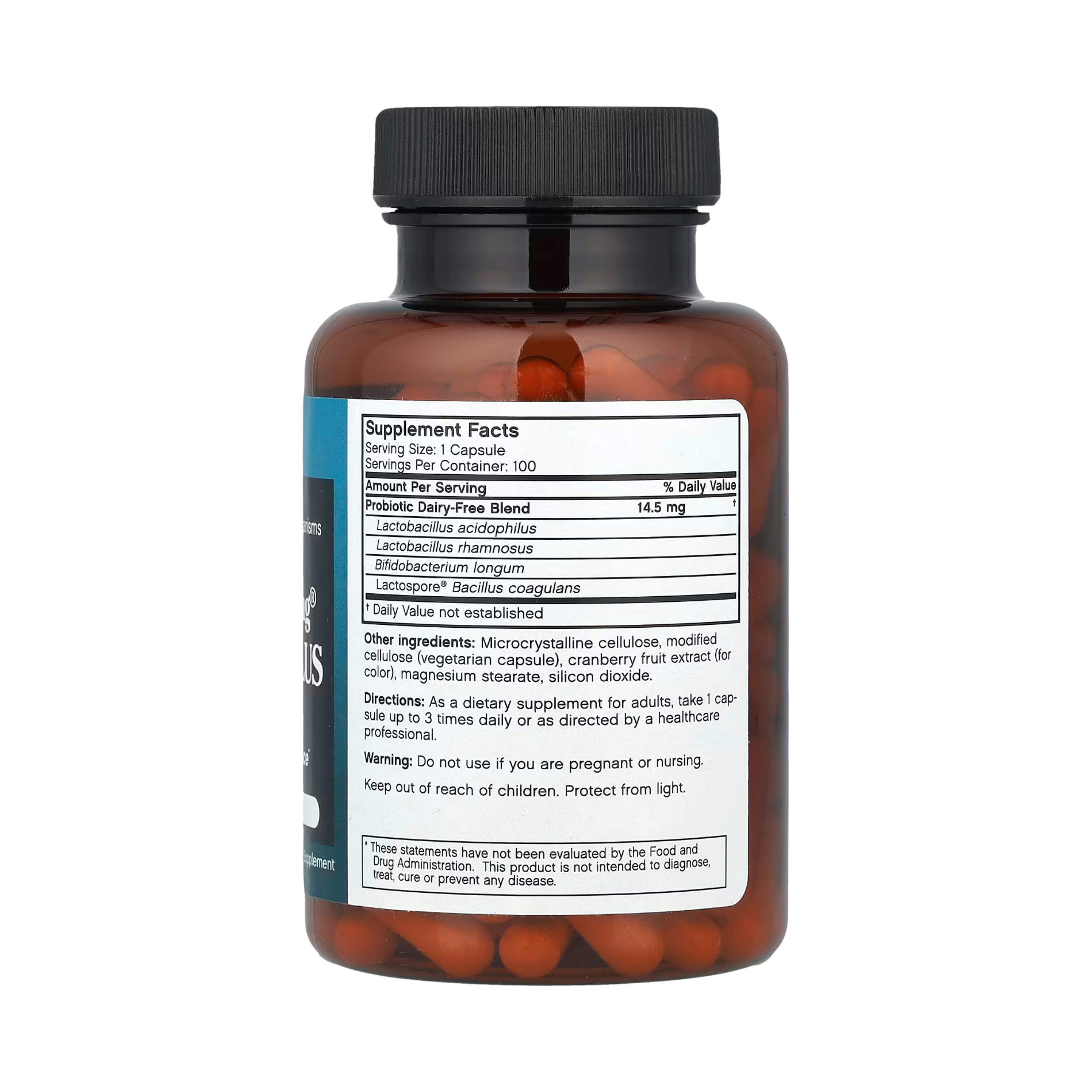 Futurebiotics, Longest Living Acidophilus, 100 Vegetarian Capsules