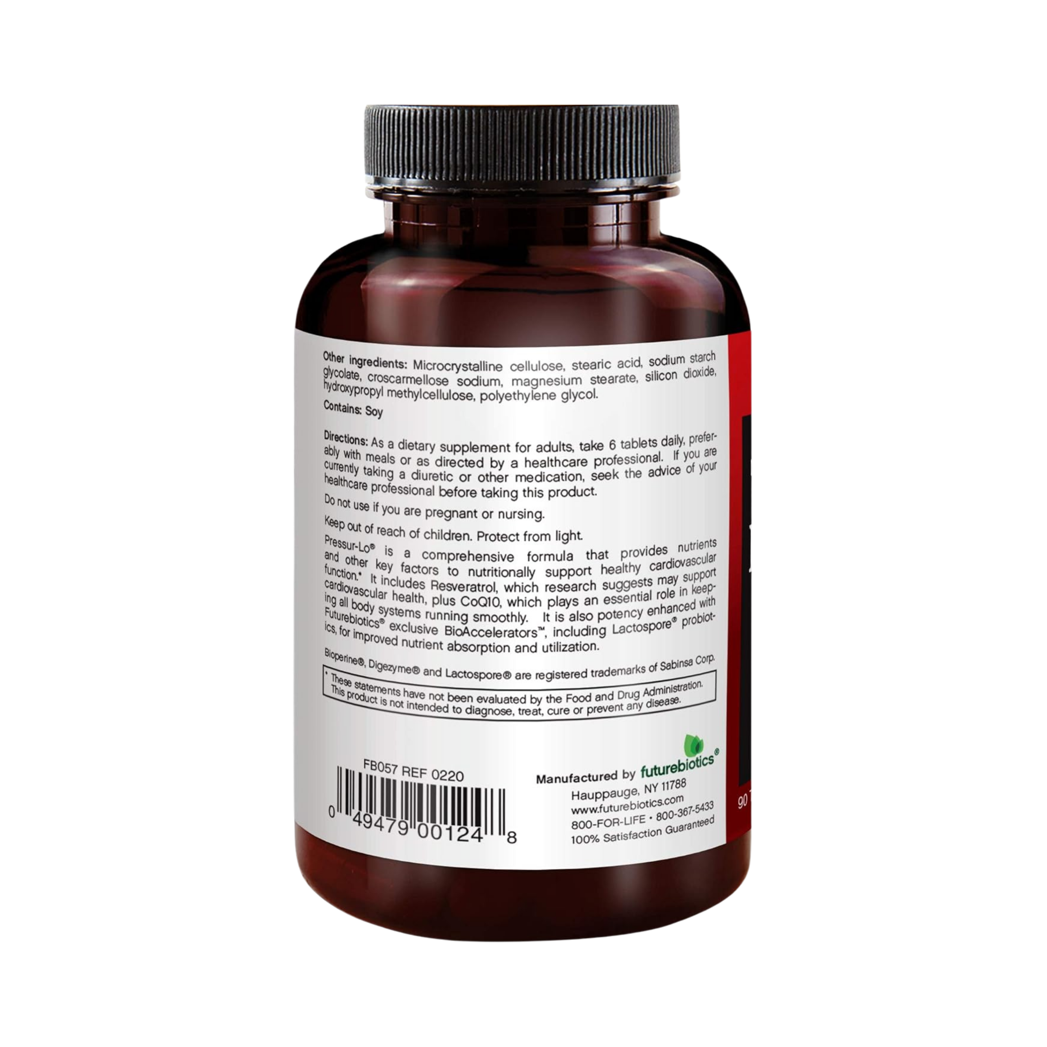 Futurebiotics, Pressur-Lo, 90 Tablets