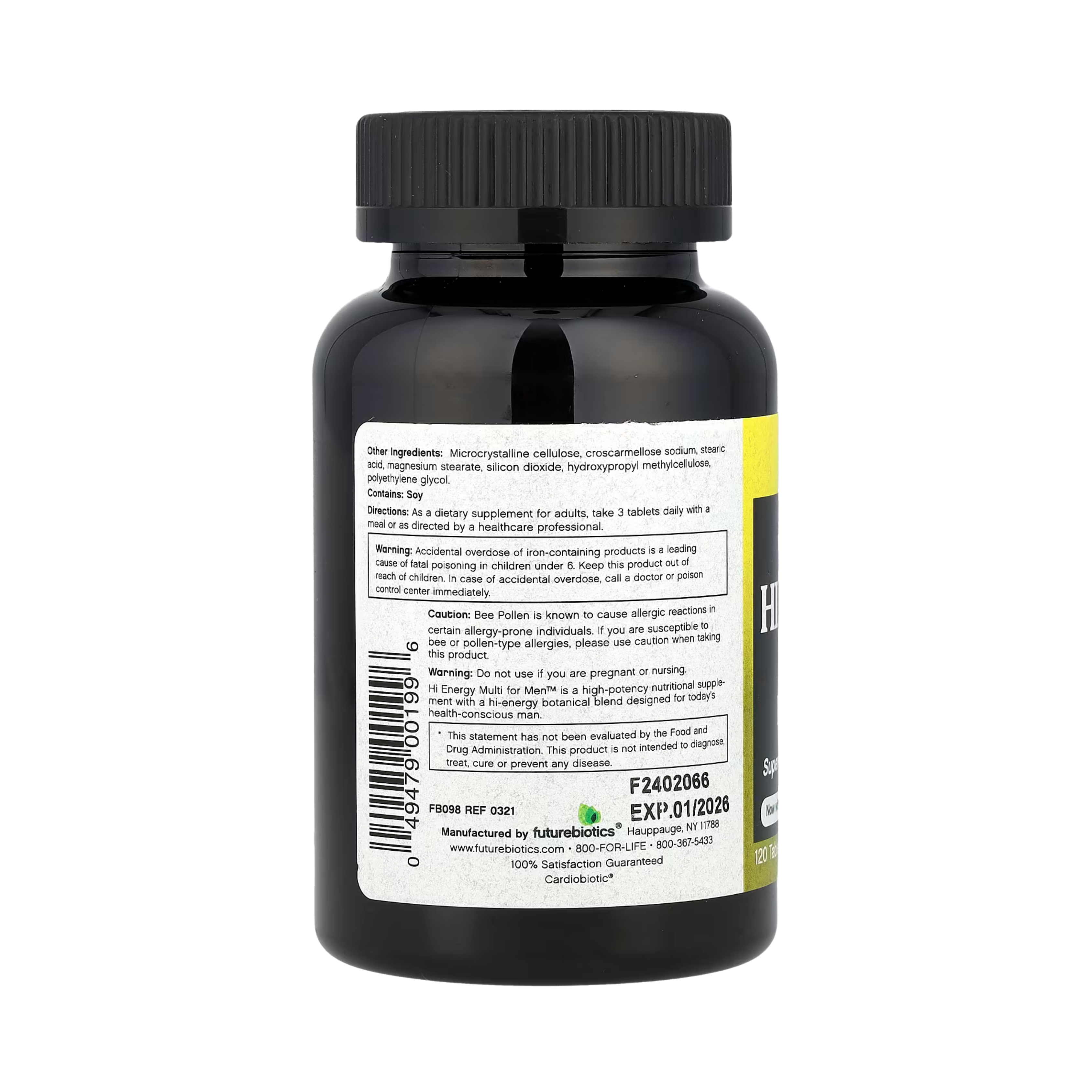 Futurebiotics, Hi Energy Multi, For Men, 120 Tablets
