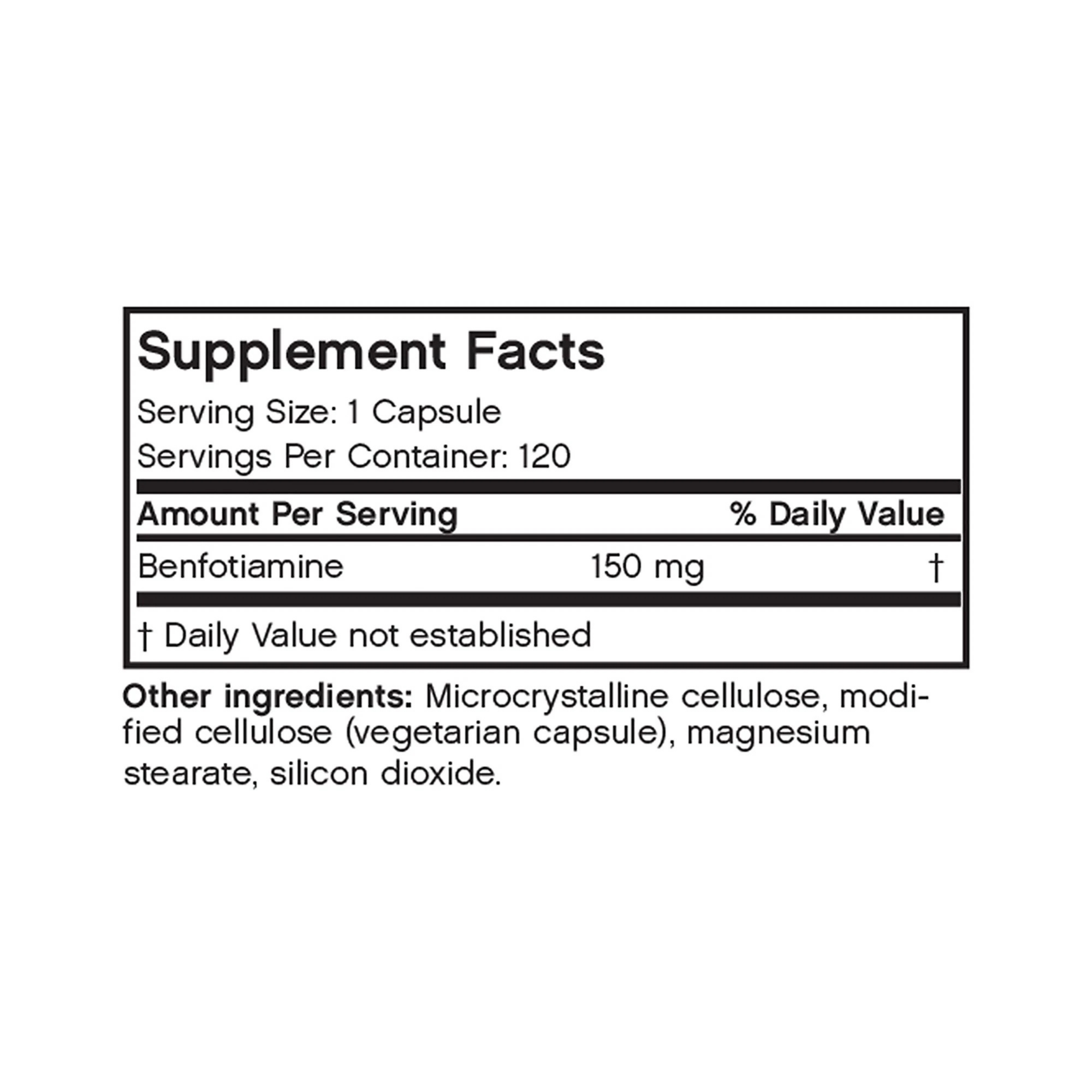 Futurebiotics, Benfotiamine, 150 Mg, 120 Vegetarian Capsules
