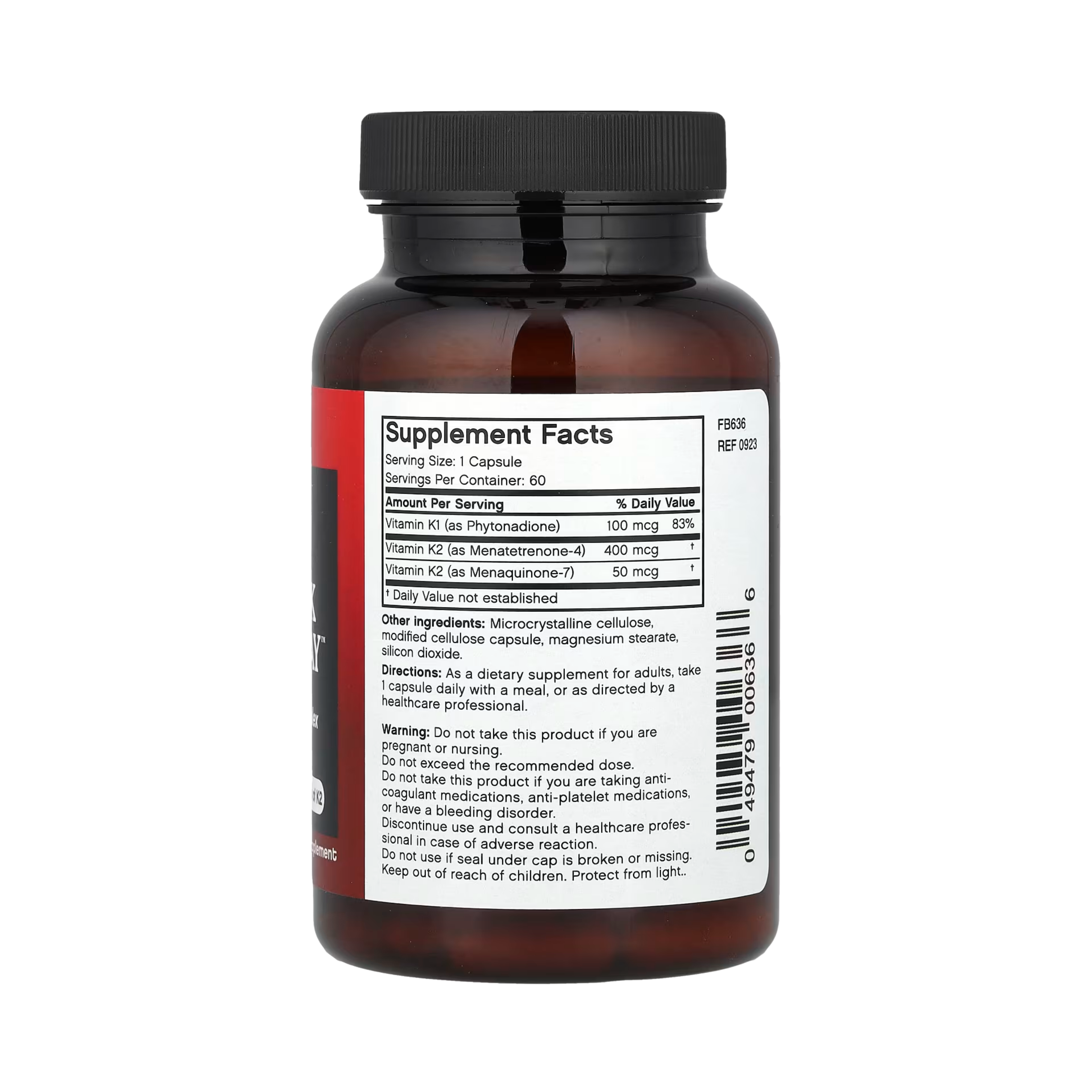 Futurebiotics, Vitamin K Triple Play, 60 Capsules