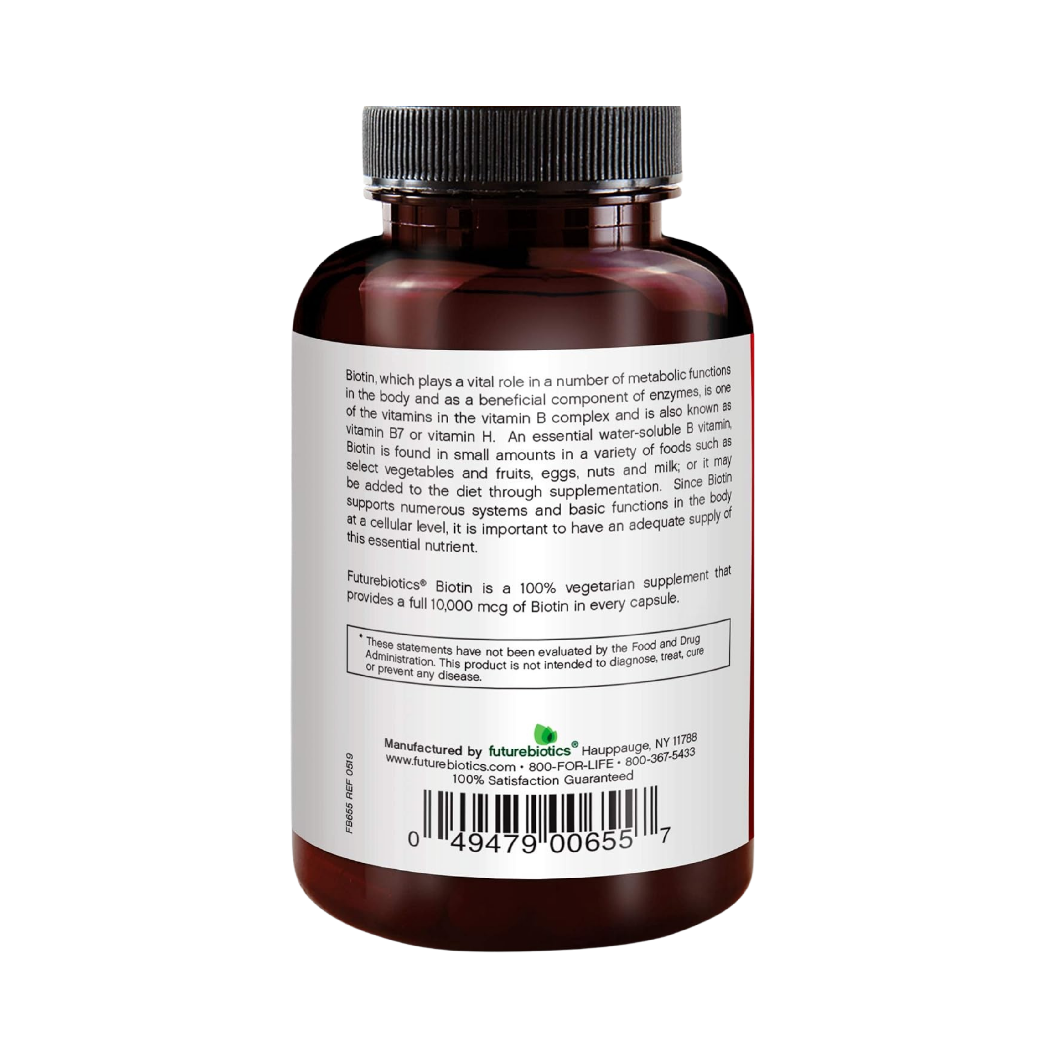 Futurebiotics, Biotin 10,000 Mcg, 90 Vegetarian Capsules