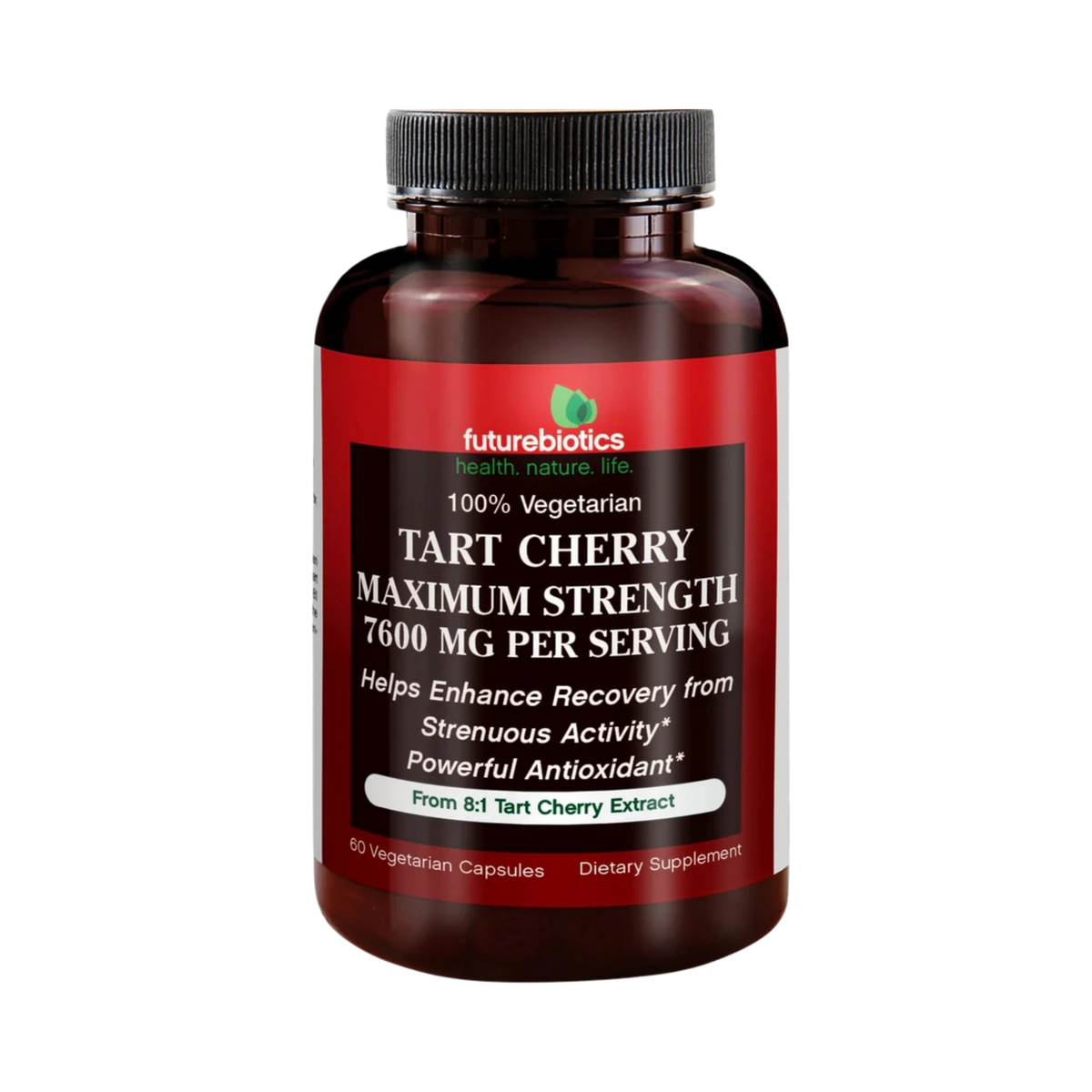 Futurebiotics, Tart Cherry Maximum Strength, 7600 Mg, 60 Vegetarian Capsules