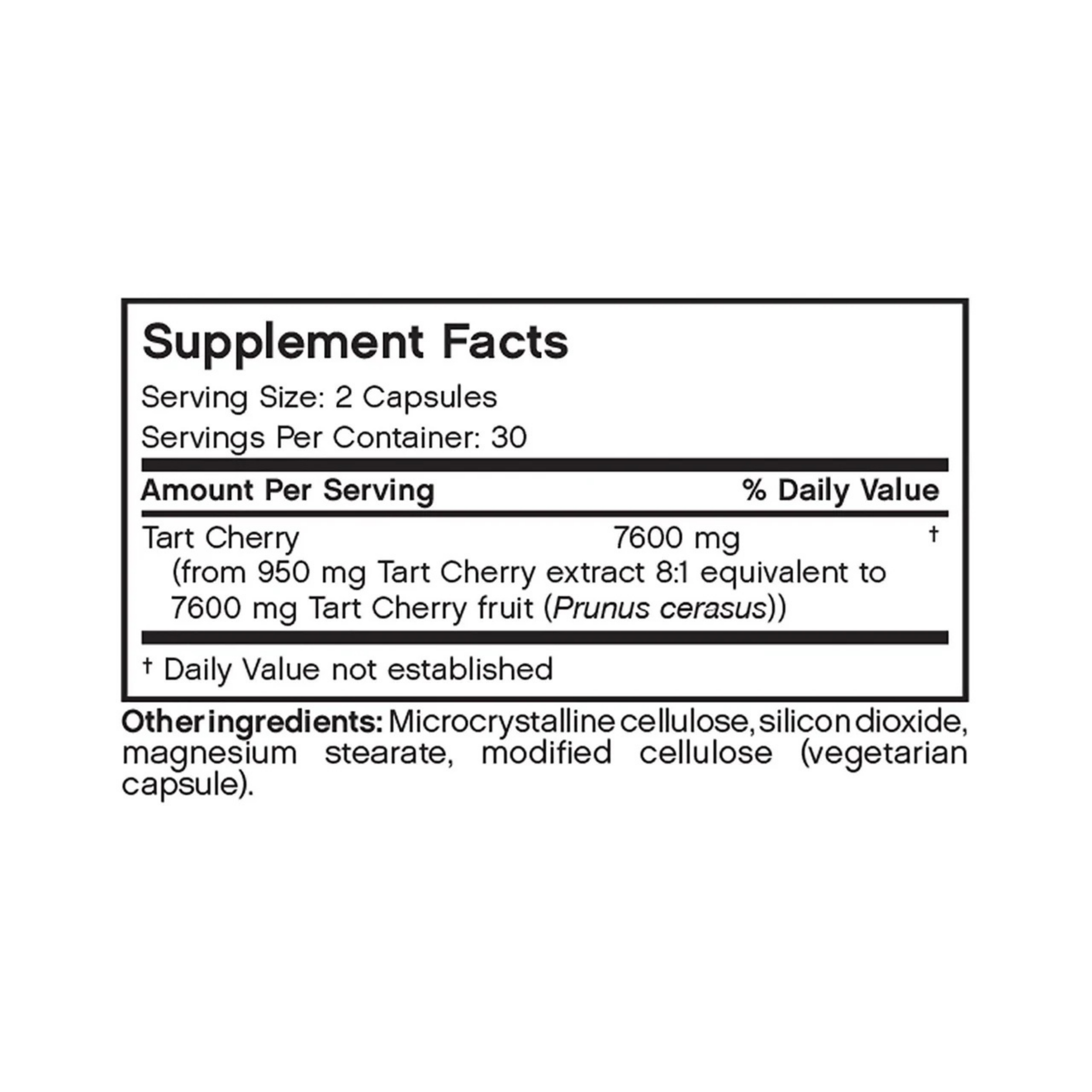 Futurebiotics, Tart Cherry Maximum Strength, 7600 Mg, 60 Vegetarian Capsules