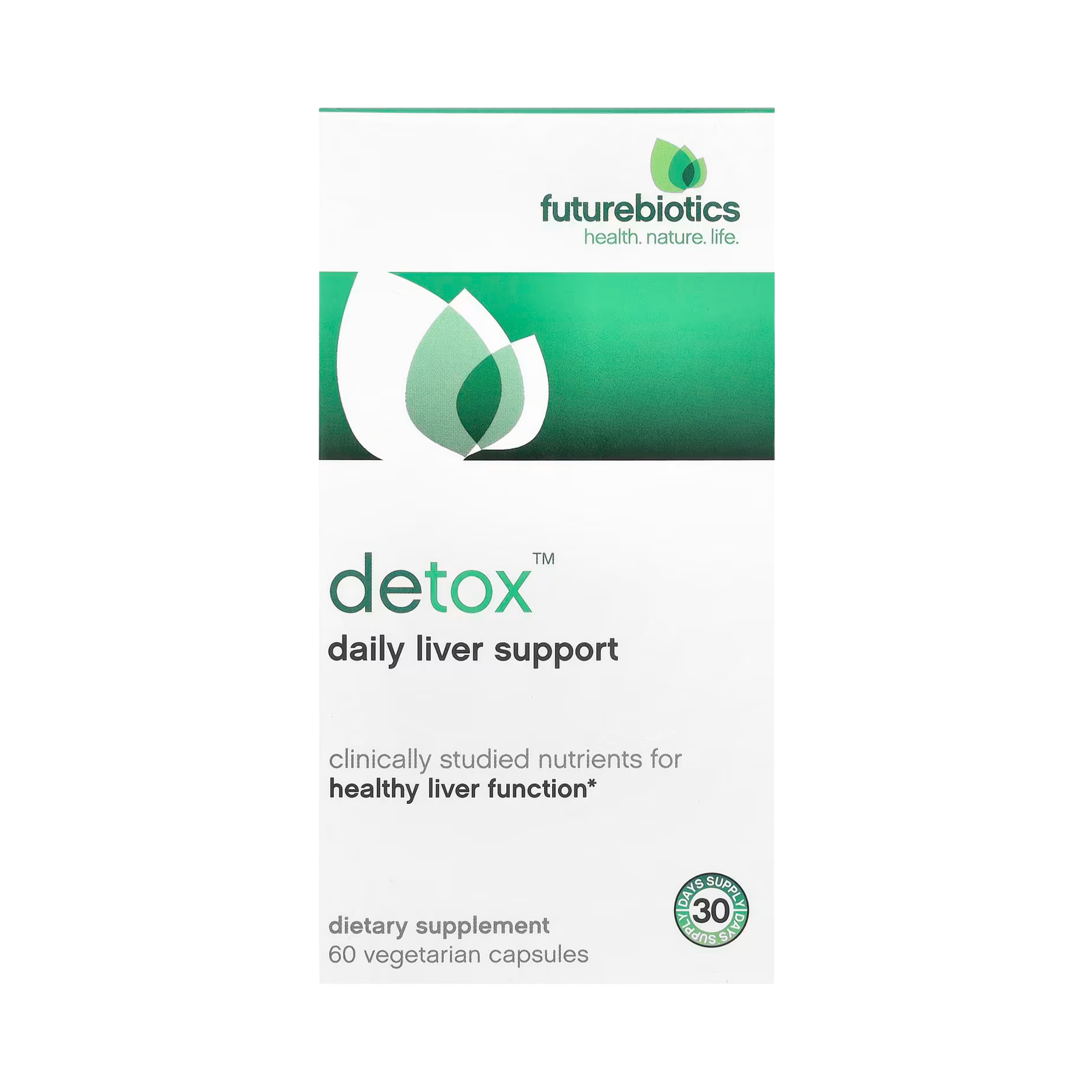 Futurebiotics, Detox, Daily Liver Support, 60 Vegetarian Capsules