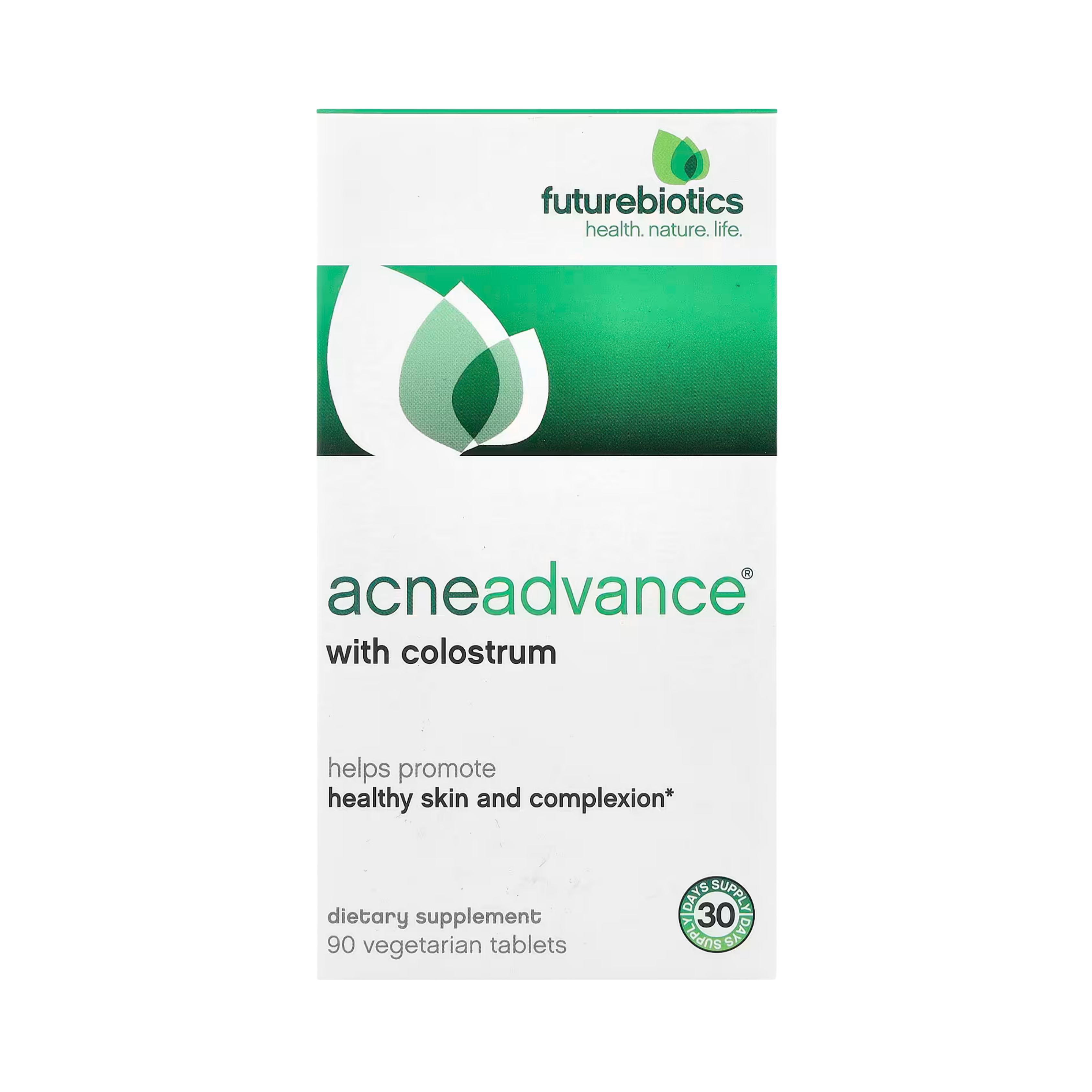 Futurebiotics, AcneAdvance with Colostrum, 90 Vegetarian Tablets