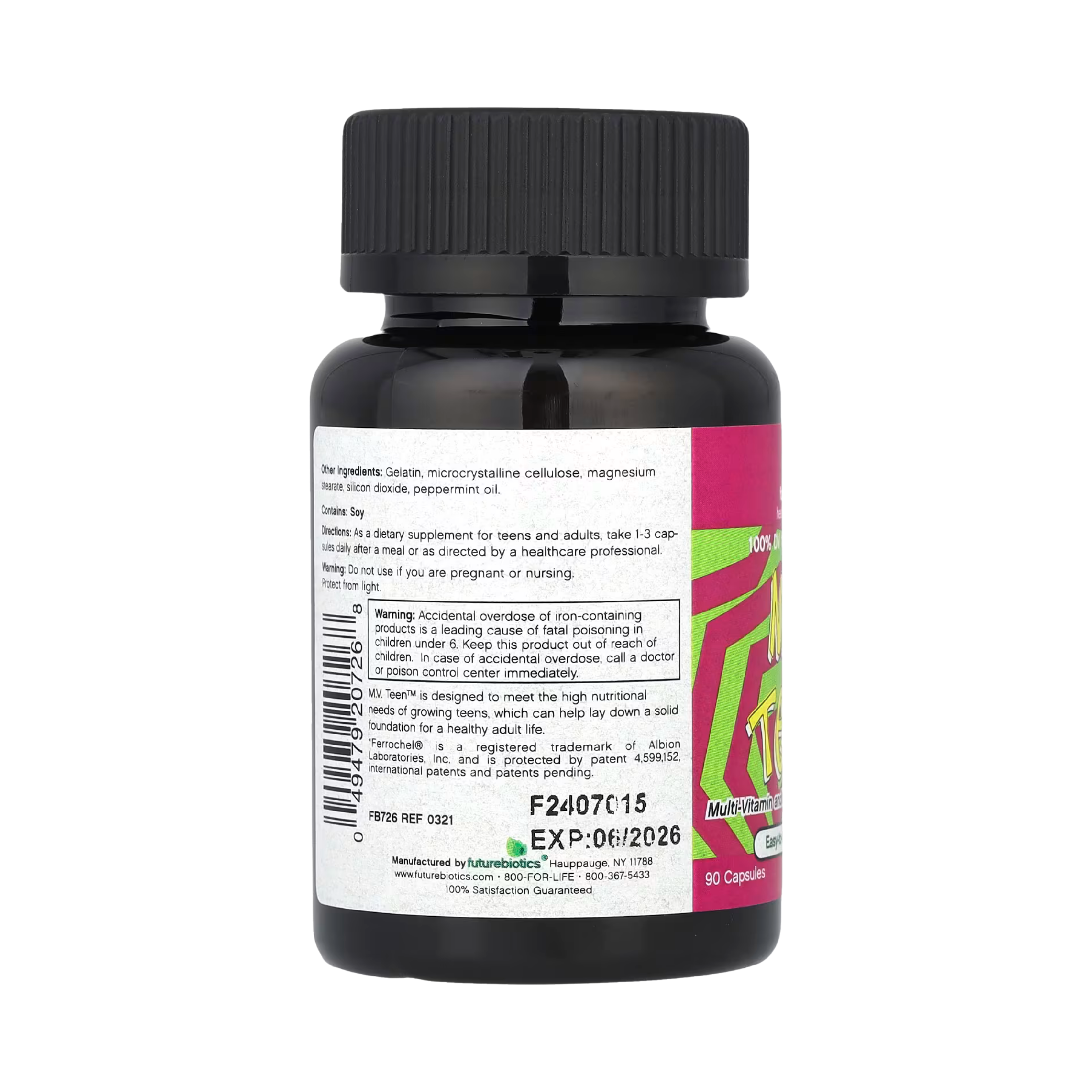 Futurebiotics, M.V. Teen, 90 Capsules