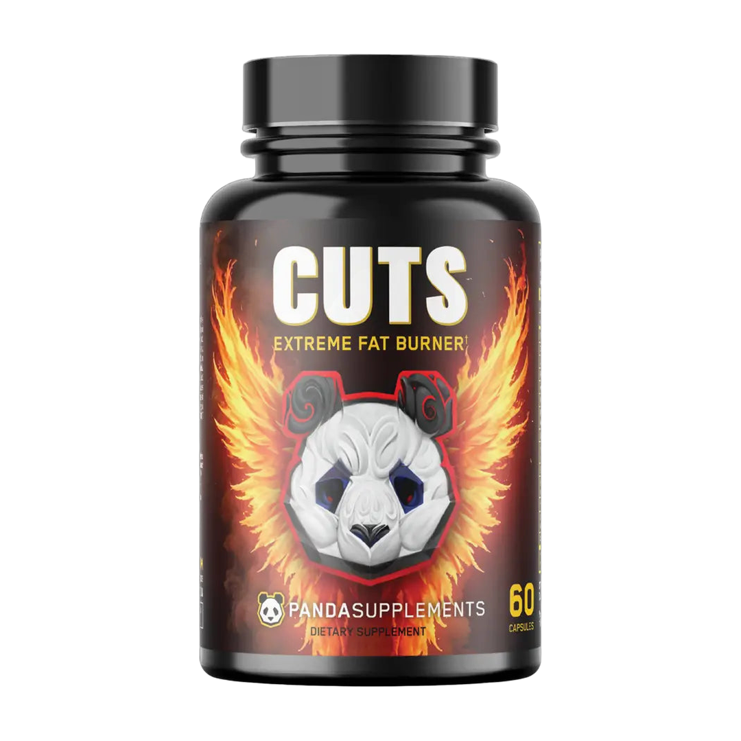 Panda Supplements, Cuts, Extreme Thermogenic Burner, 60 Capsules