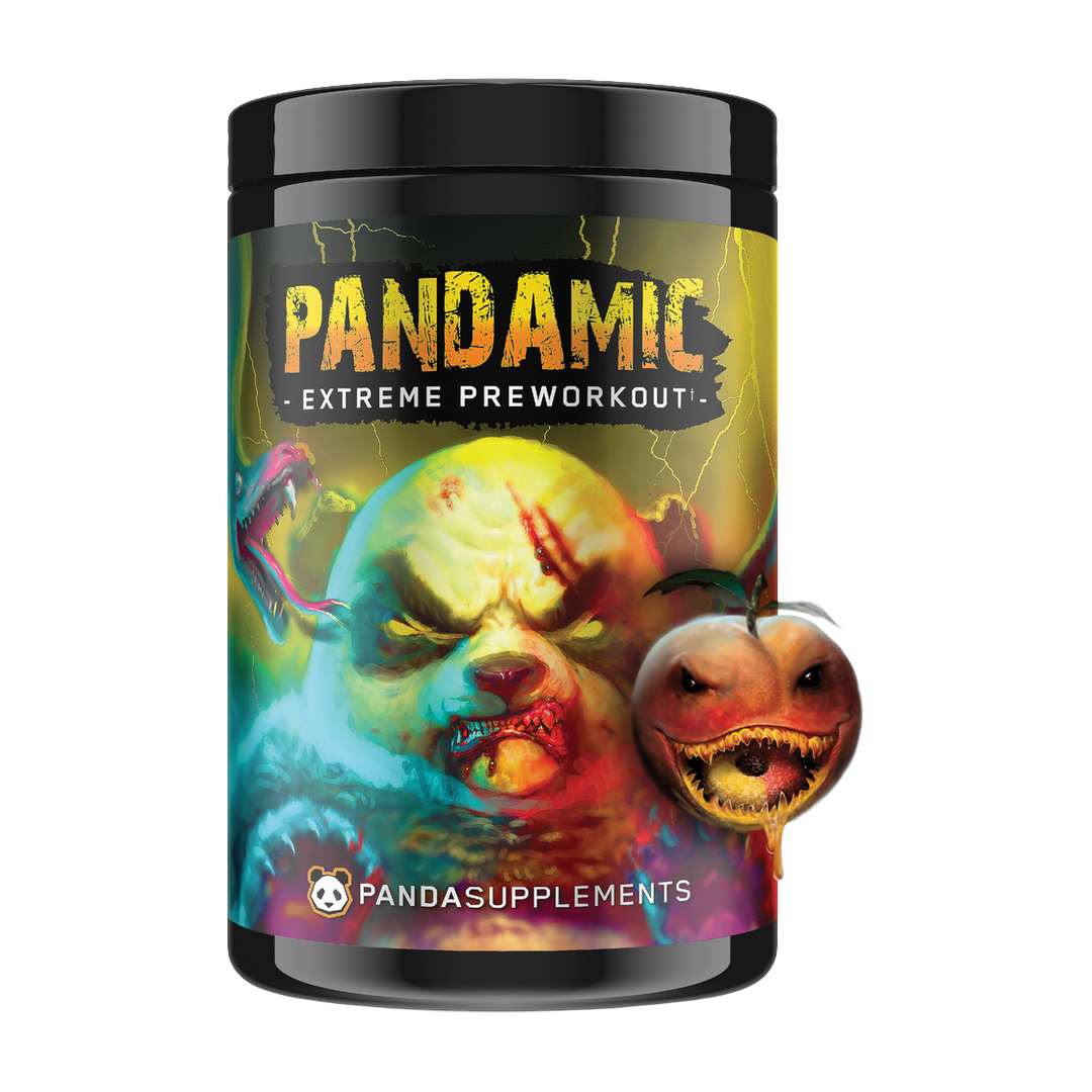 Panda Supplements, Pandamic Pre-Workout, Peach Gummy Rings, 25 Servings