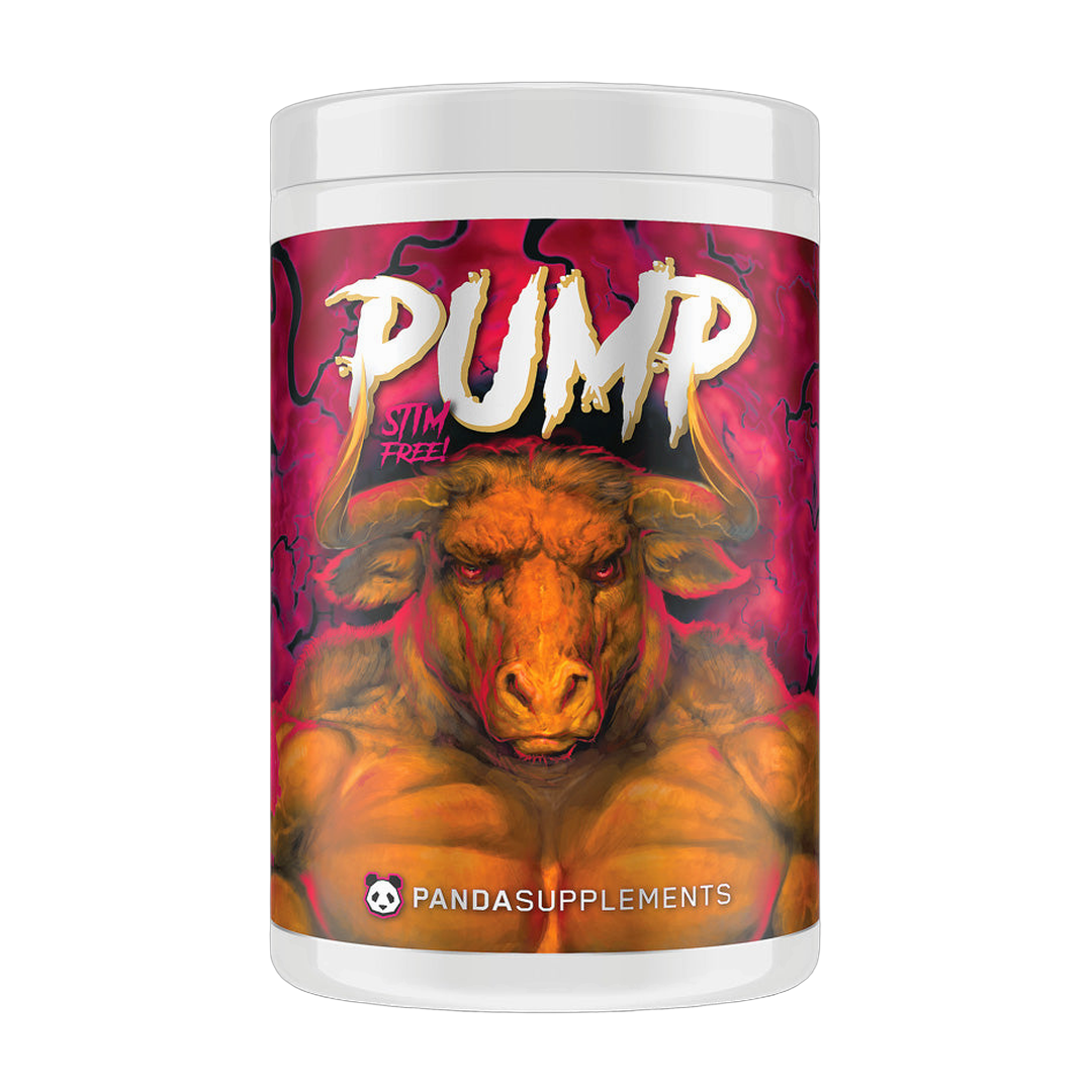 Panda Supplements, Pump Stim-Free Pre-Workout, Sweet Black Cherry, 40 Servings