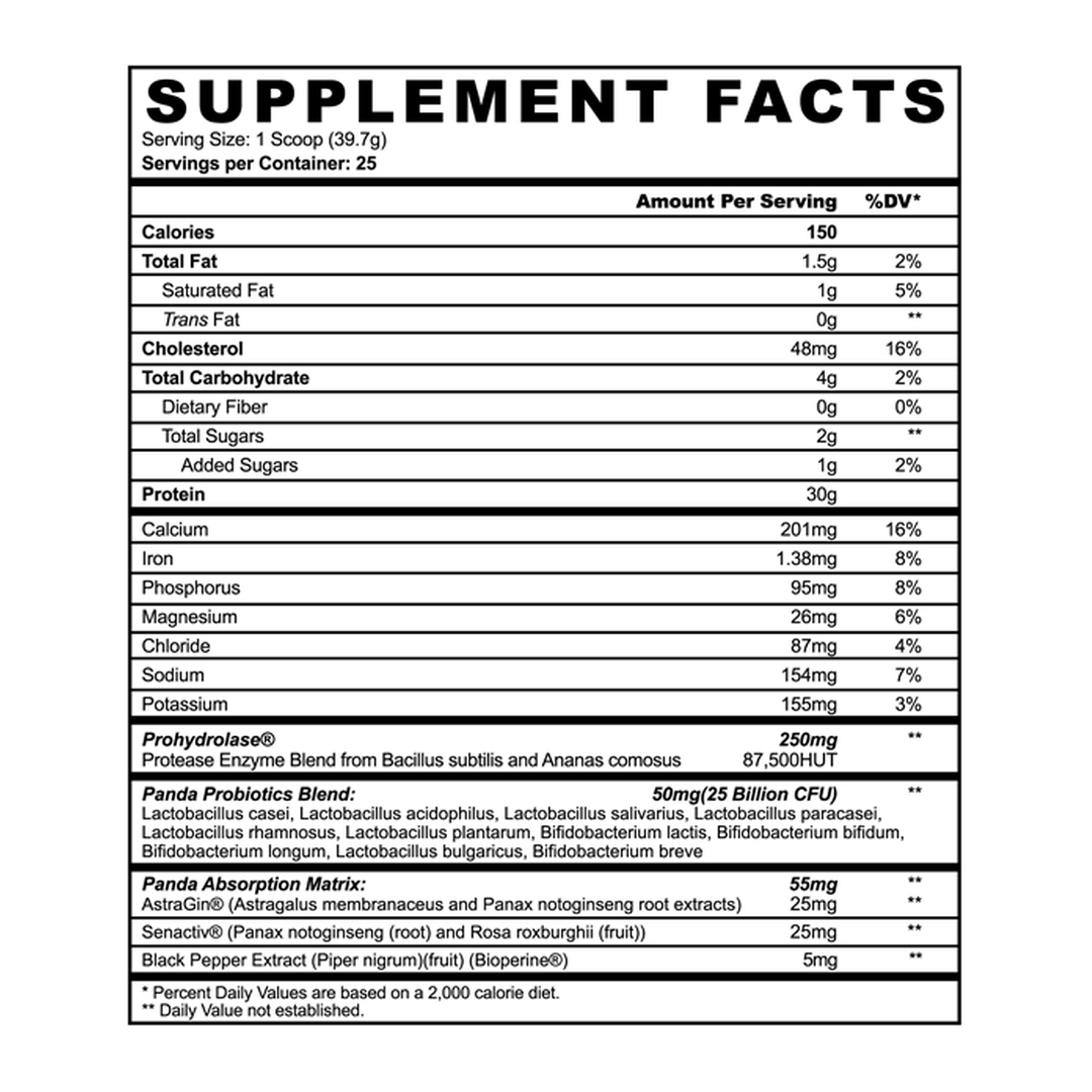 Panda Supplements, Fuel Premium Protein, Cinnamon Toast Cereal, 25 Servings, 2.5 lb