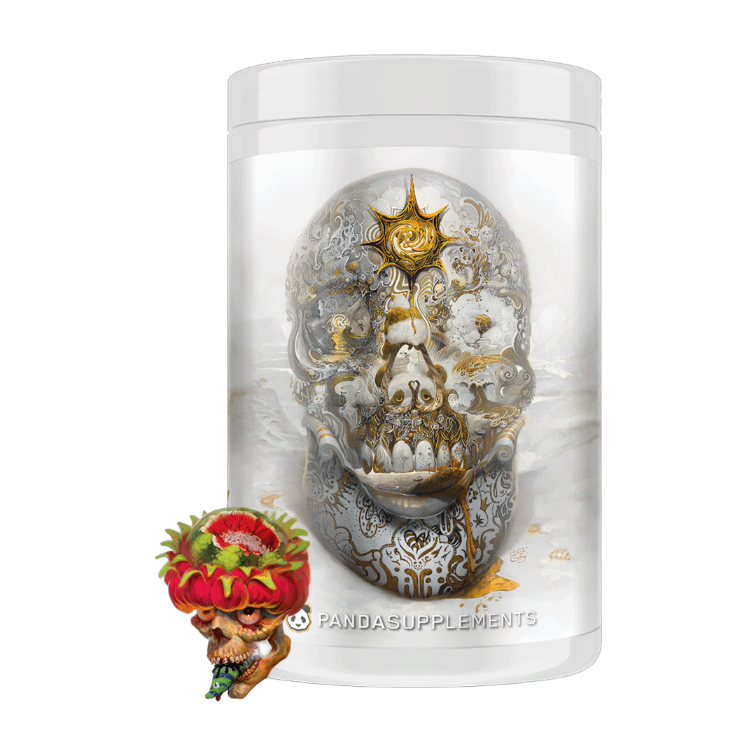 Panda Supplements, Skull Nootropic Pre-Workout, Skull Crusher (Dragonfruit Watermelon), 40 Servings