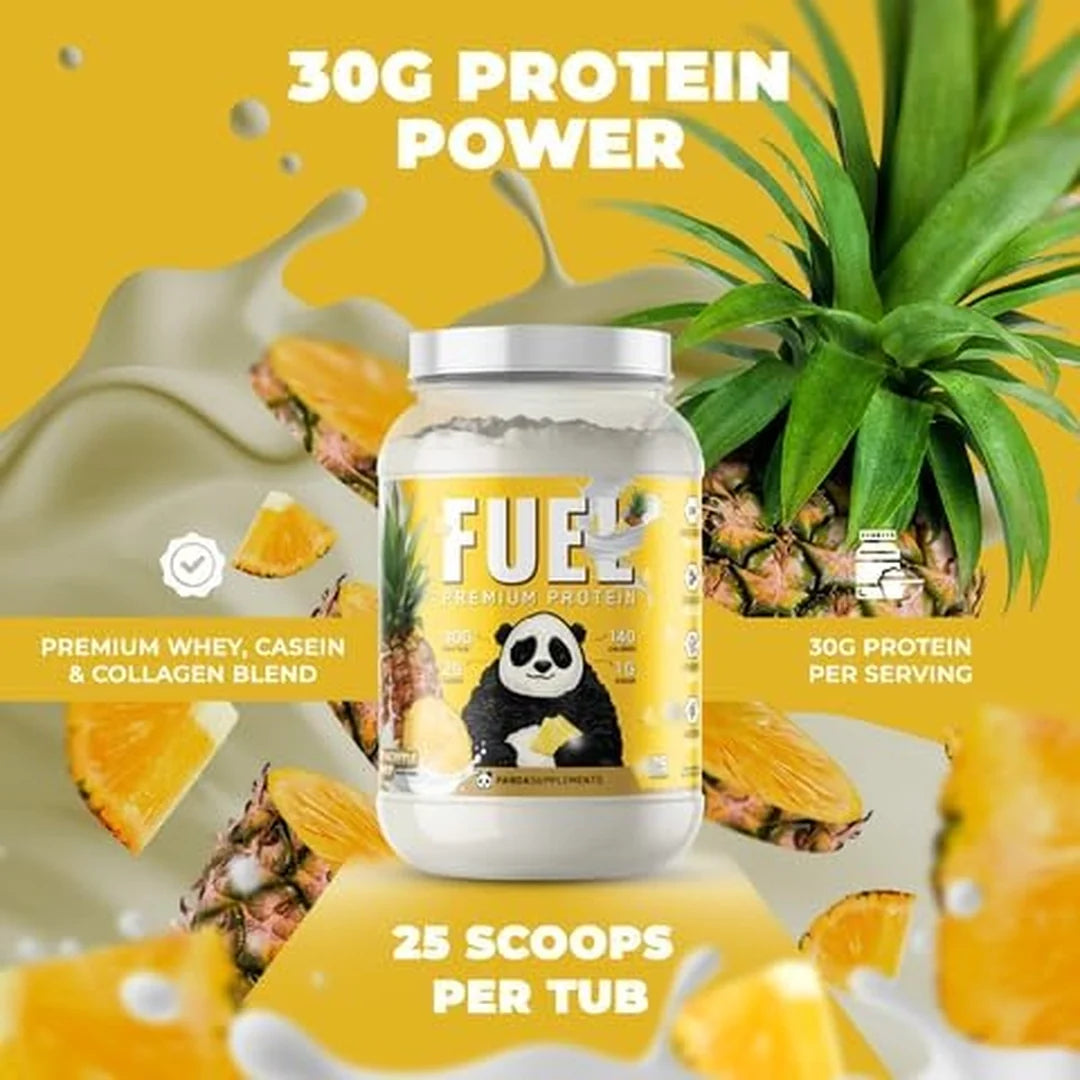 Panda Supplements, Fuel Premium Protein, Pineapple Ice Cream, 25 Servings