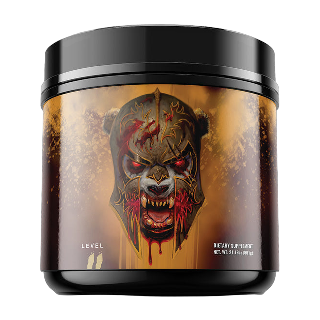Panda Supplements, Pandamus Pre-Workout, Level 2, Mid Stim, Green Apple Bubble Gum, 40 Servings