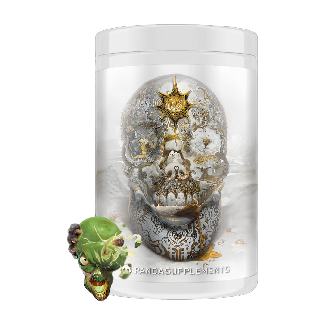 Panda Supplements, Skull Nootropic Pre-Workout, Cranial Smash (Lemon Lime Refresher), 40 Servings